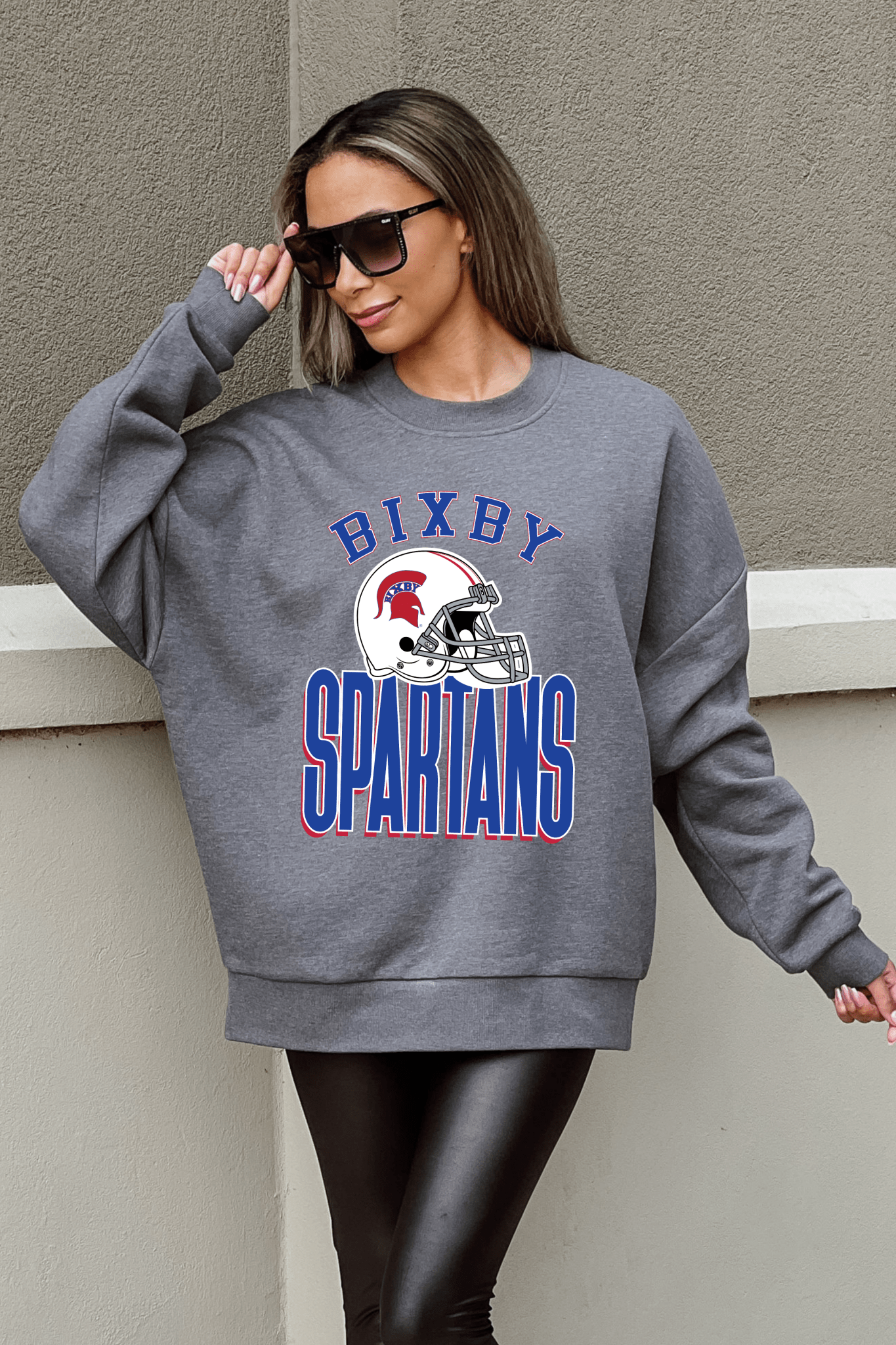 BIXBY SPARTANS PREMIUM FLEECE CREWNECK SWEATSHIRT - The Club