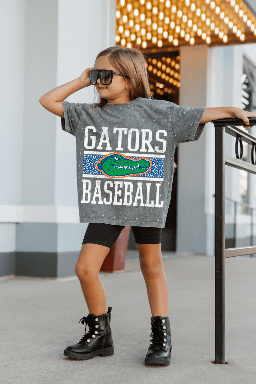 GATB012 - GATOR BASEBALL YOUTH ALL OVER RHINESTONE TEE - The Club