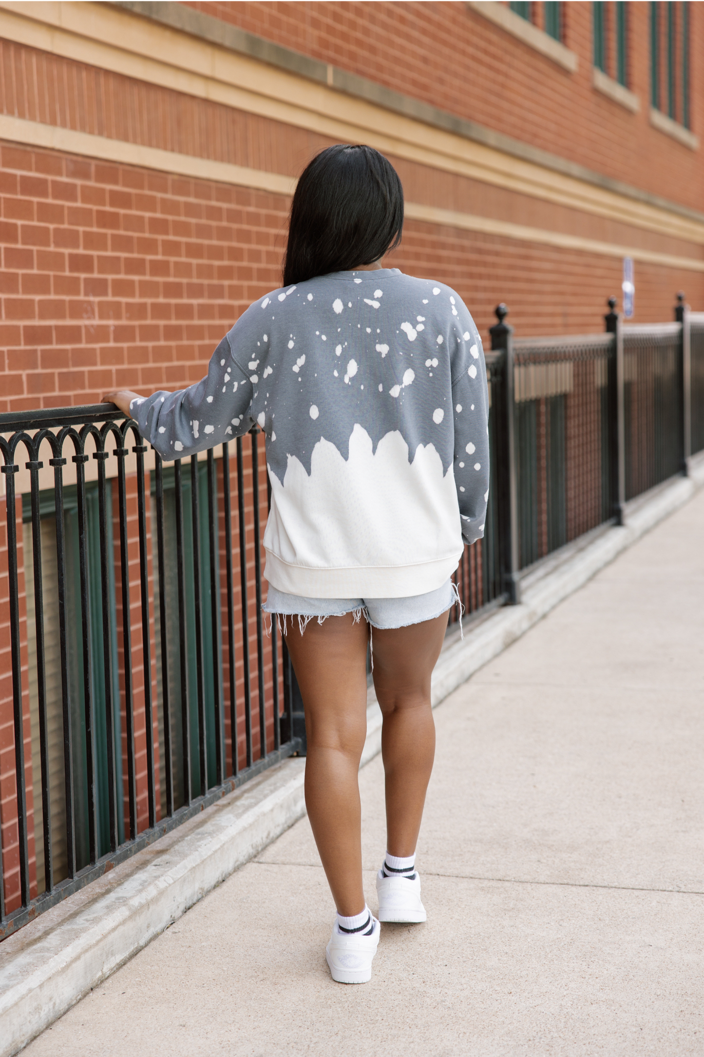 STILLWATER PIONEERS BLEACH WASH PULLOVER