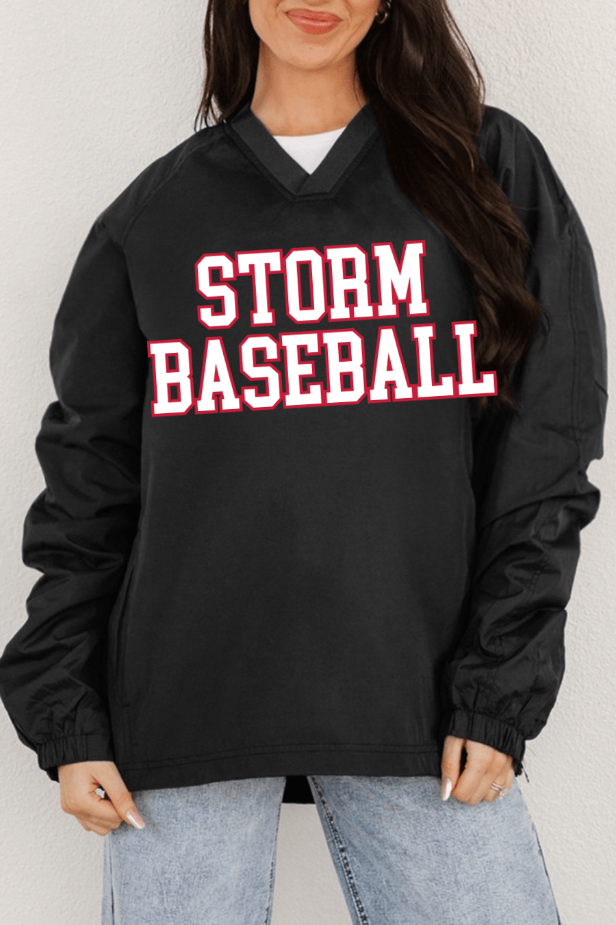STB008 - STORM BASEBALL UNISEX VARSITY WIND SHIRT - The Club