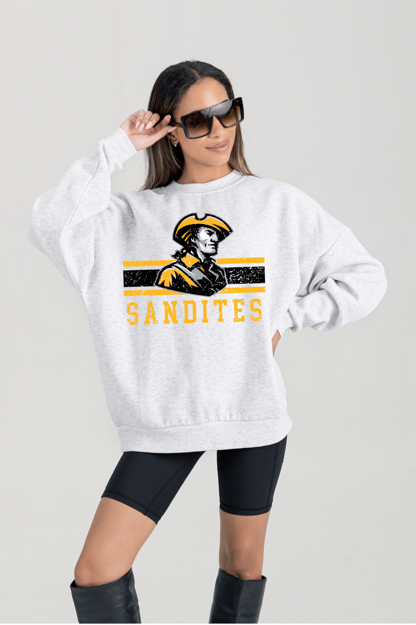SAND SPRINGS SANDITES PREMIUM FLEECE CREWNECK SWEATSHIRT - The Club