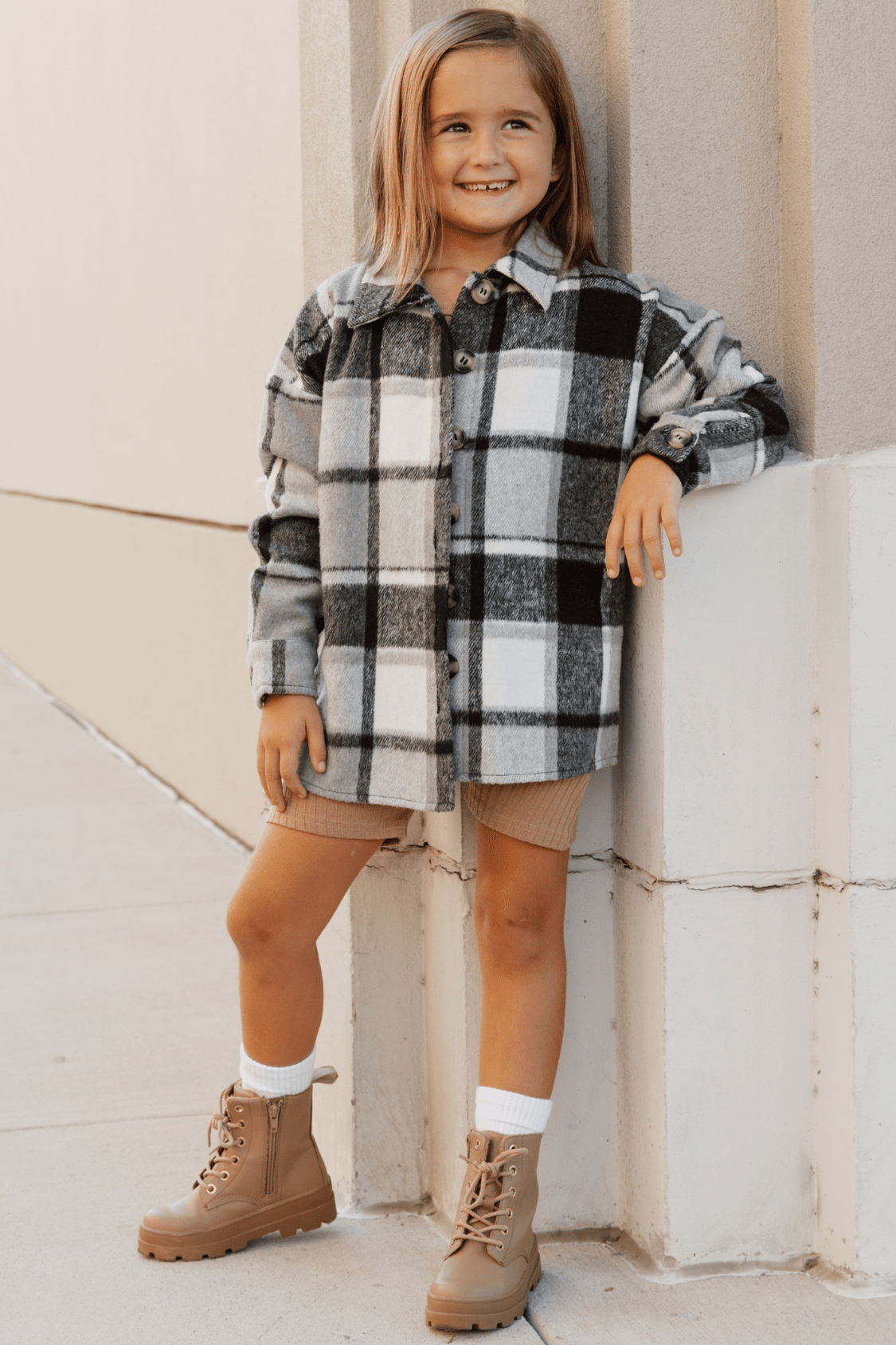 DENTON GUYER WILDCATS YOUTH PLAID SHACKET
