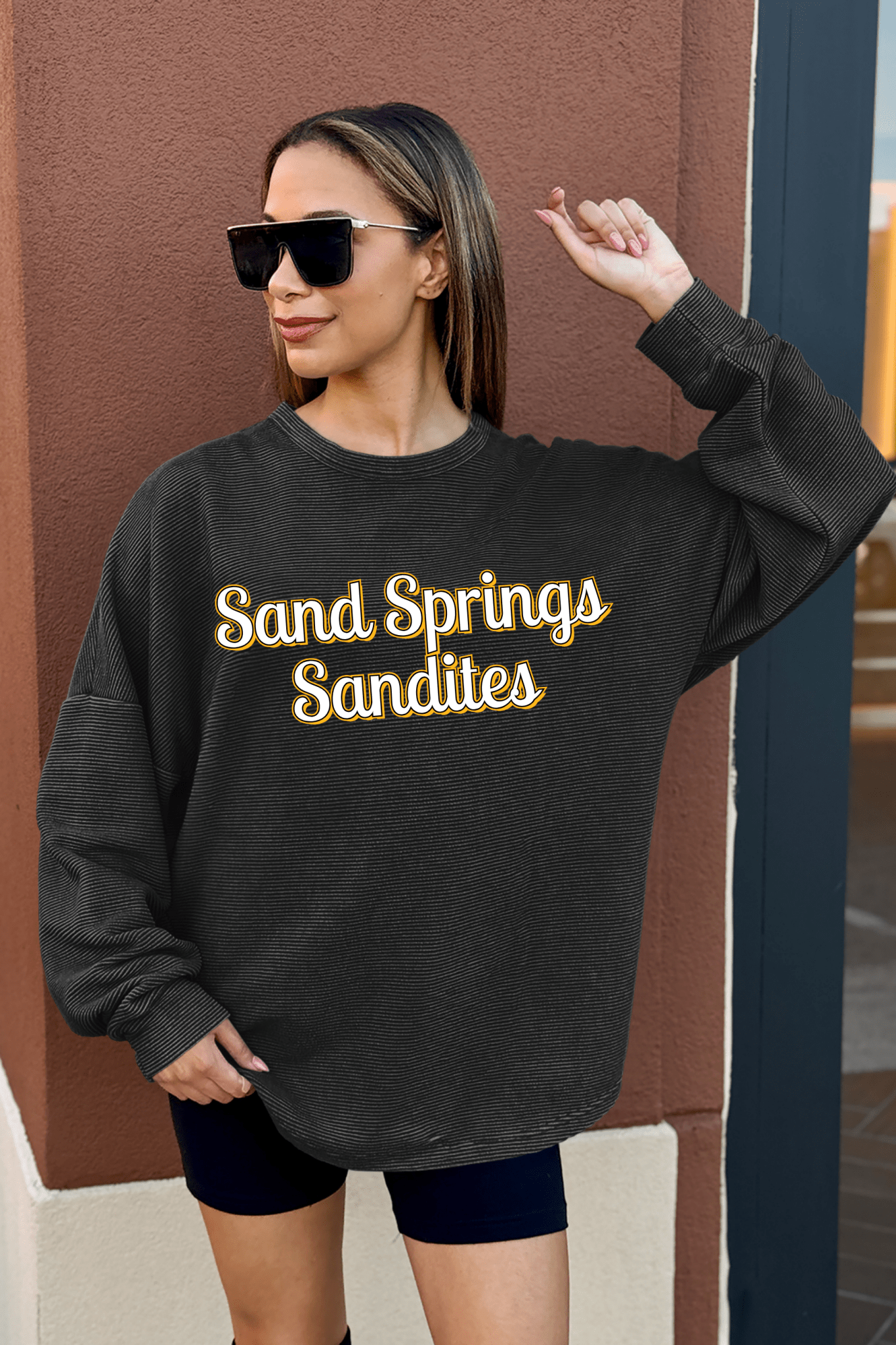 SAND SPRINGS SANDITES WASHED CORDED PULLOVER - The Club
