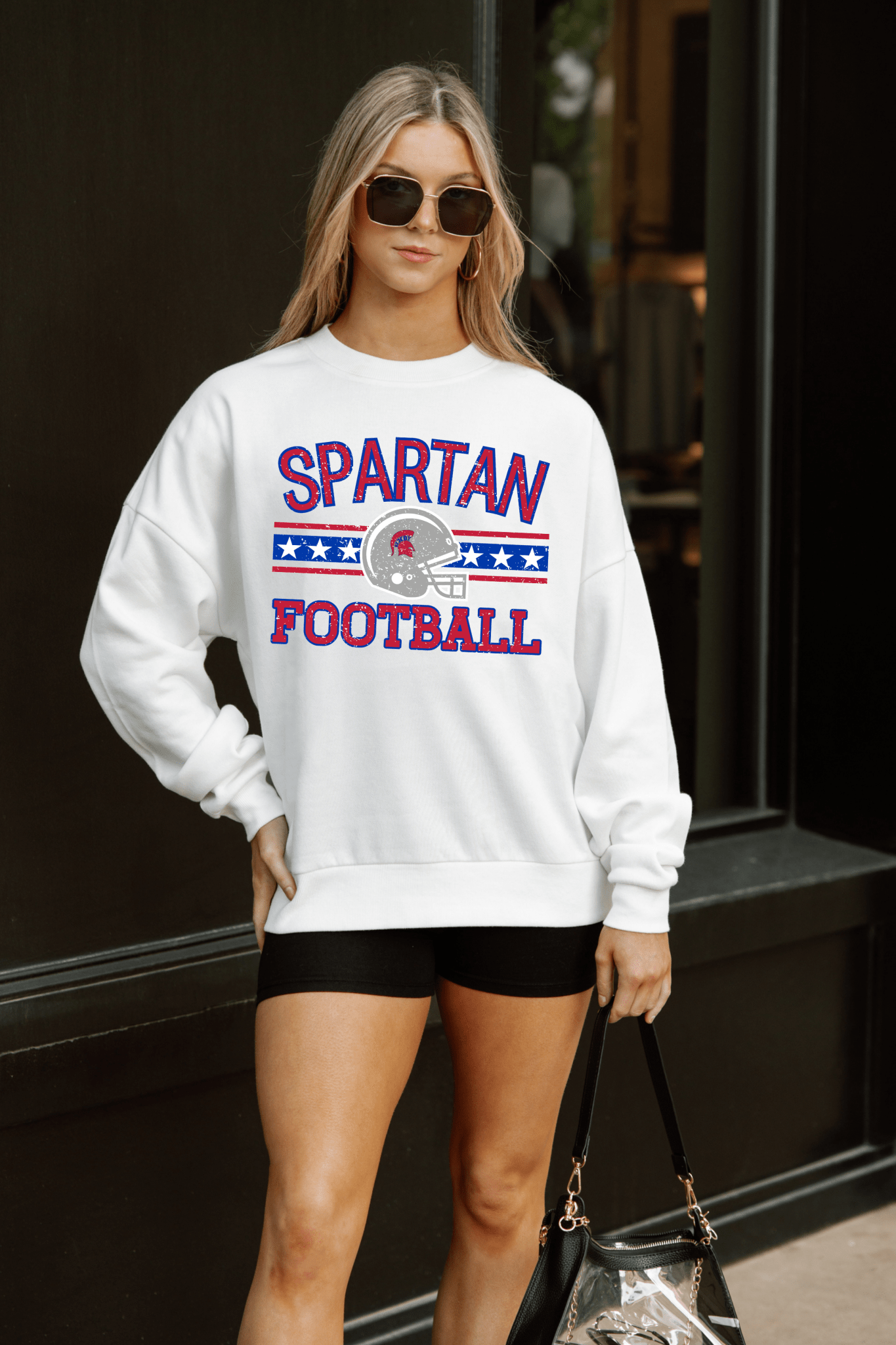 BIXBY SPARTANS MOM AND MINI PREMIUM CREWNECK SWEATSHIRT - The Club
