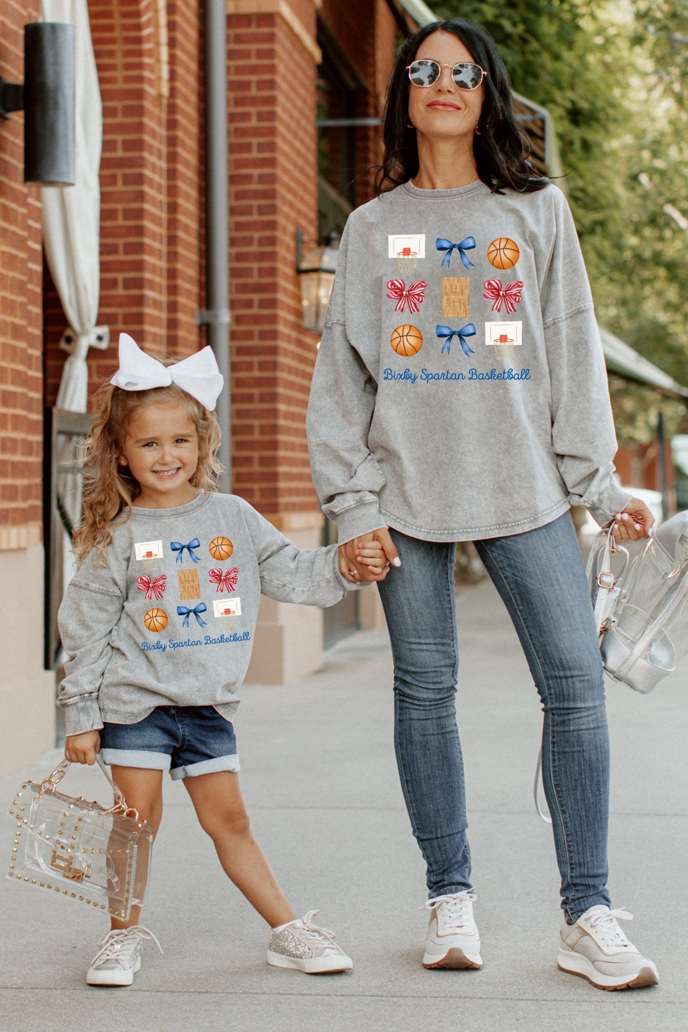 BIXBY BASKETBALL BOWS & BALLS FADED WASH PULLOVER YOUTH - The Club