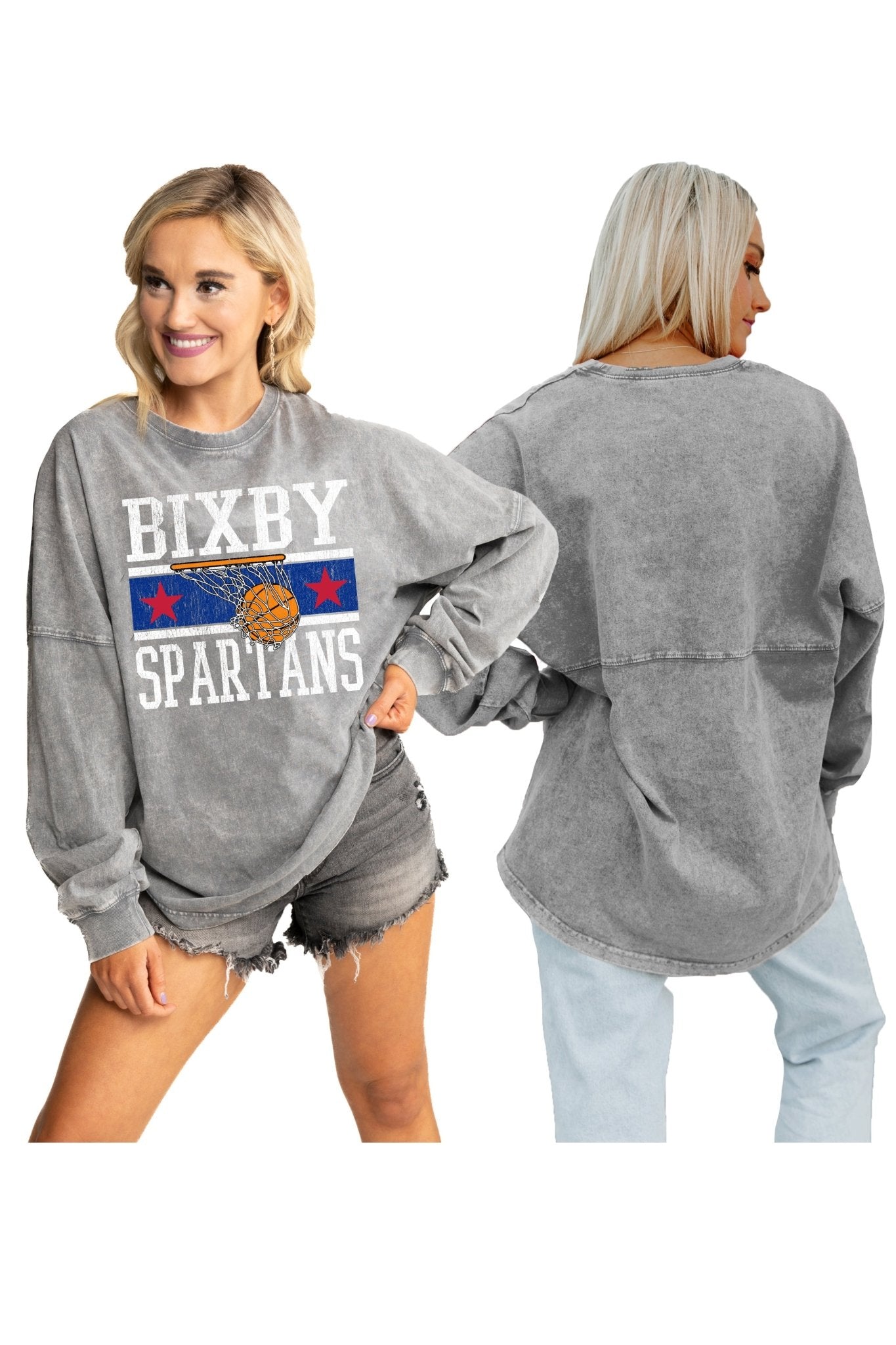 TAKE IT TO THE HOOP SPARTANS WASHED PULLOVER - The Club