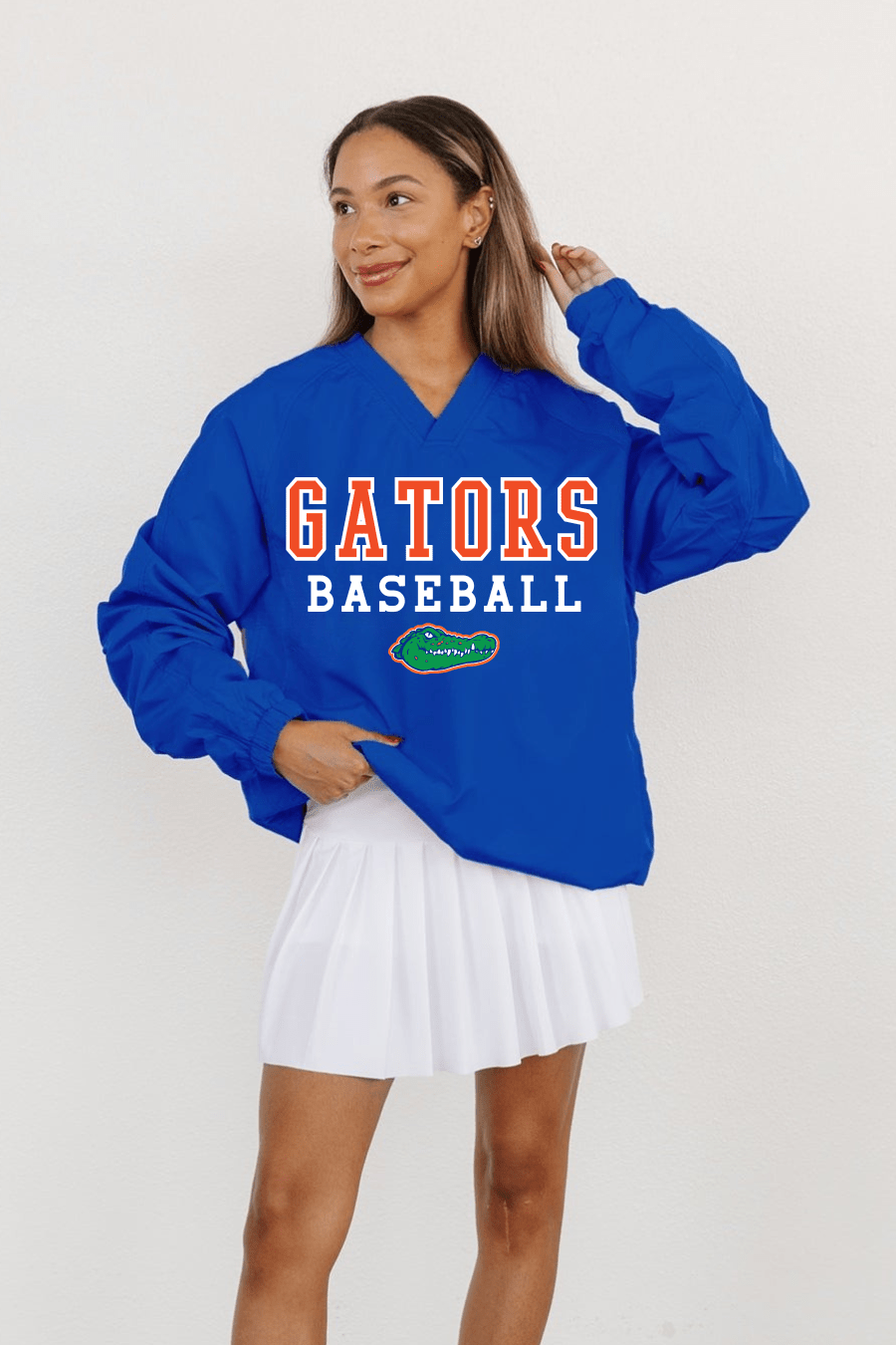 GATB011 - GATOR BASEBALL UNISEX VARSITY WIND SHIRT - The Club
