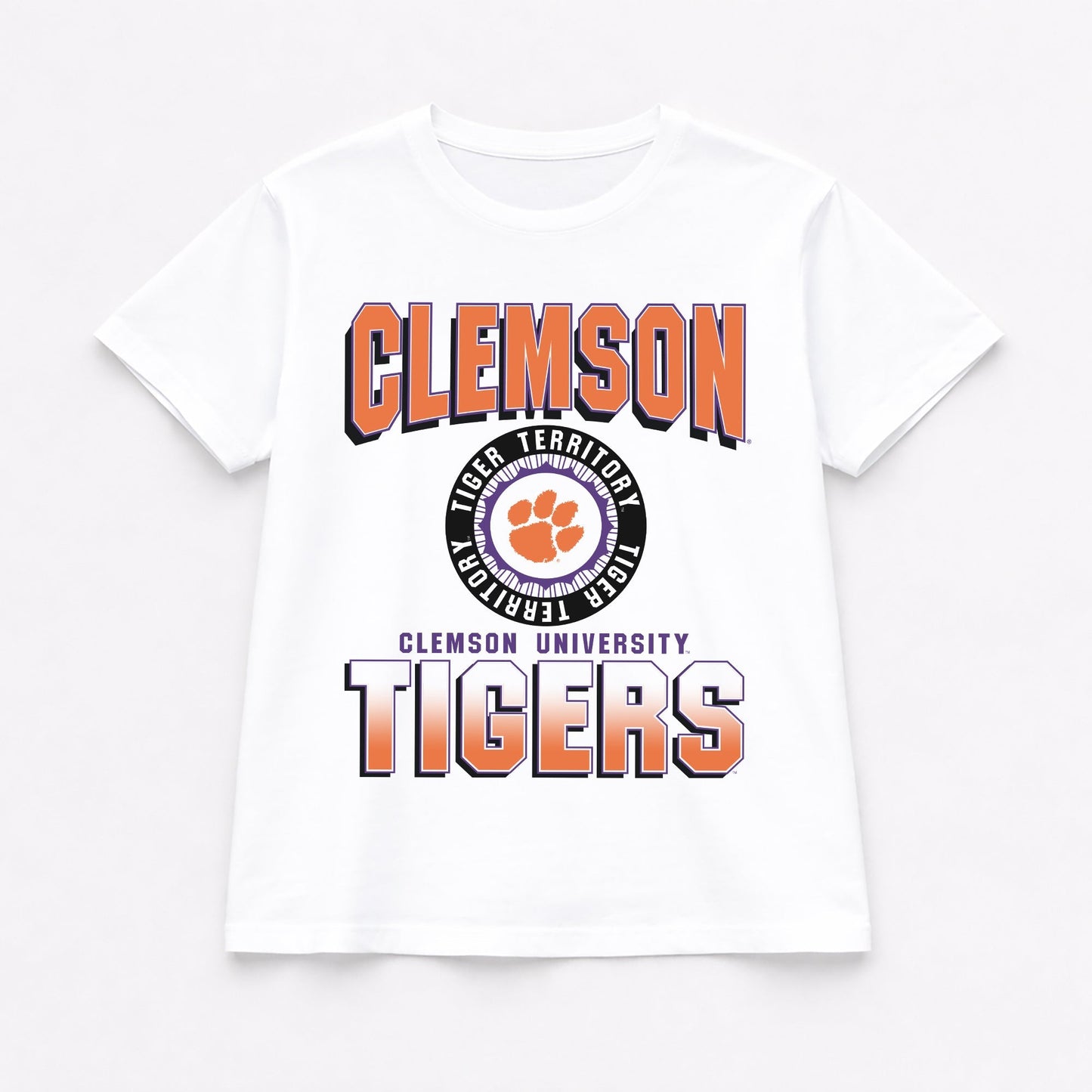 CLEMSON TIGERS ALL-TIME CLASSIC SHORT SLEEVE FLOWY TEE