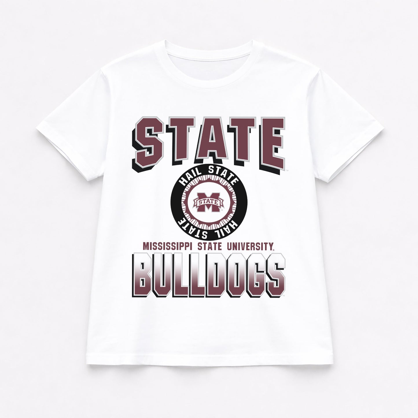 MISSISSIPPI STATE BULLDOGS ALL-TIME CLASSIC SHORT SLEEVE FLOWY TEE