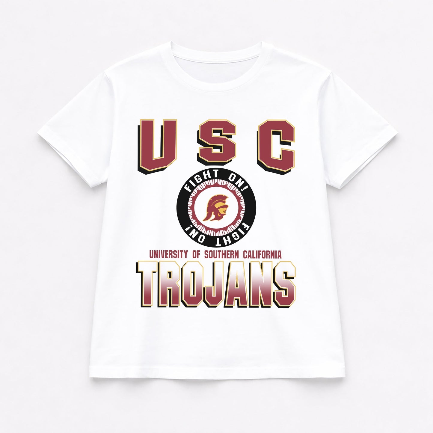 USC TROJANS ALL-TIME CLASSIC SHORT SLEEVE FLOWY TEE