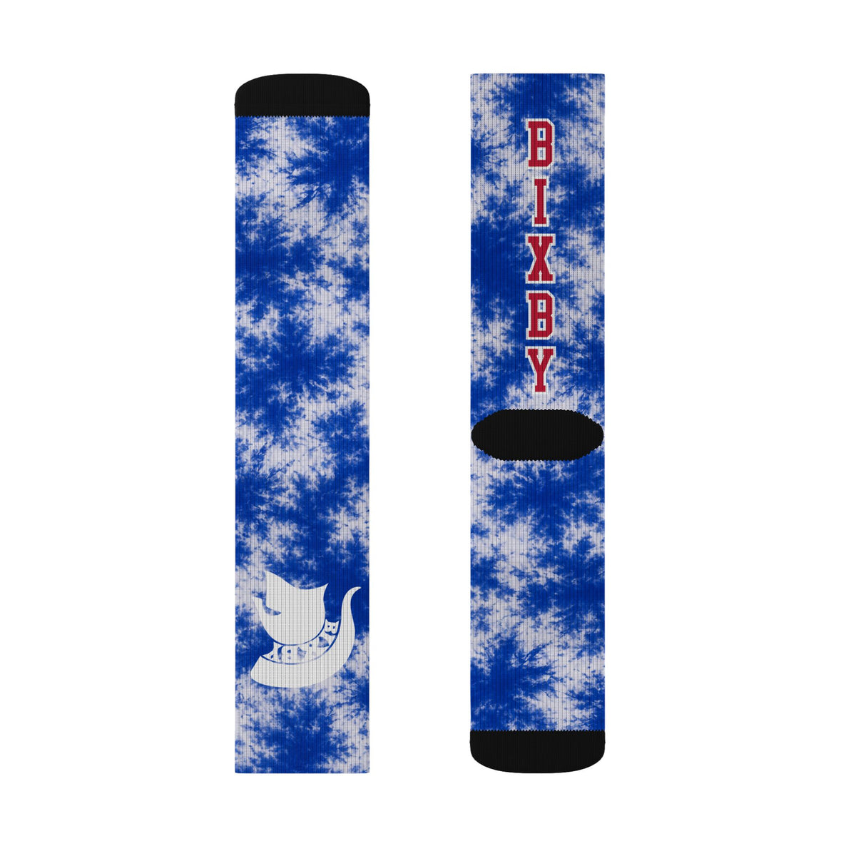BCE - Blue Tie-Dye Sublimation Socks
