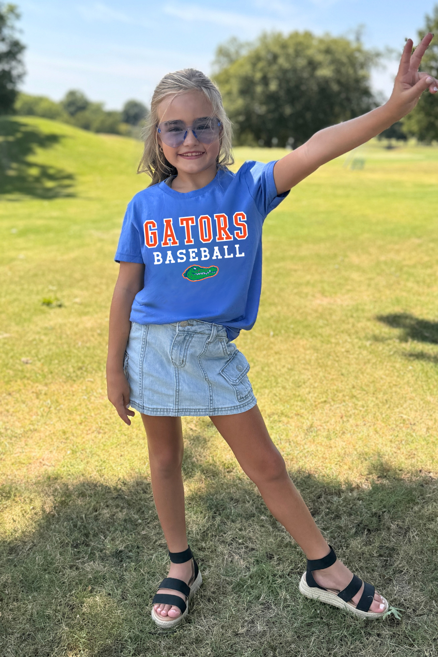 GATB014-GATOR BASEBALL ESSENTIAL YOUTH TEE