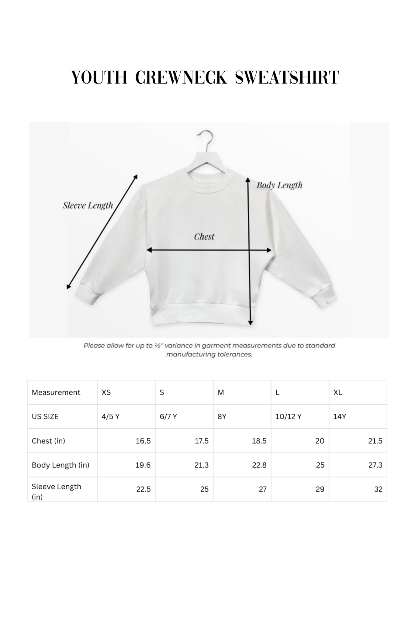 SAND SPRINGS SANDITES YOUTH PREMIUM FLEECE CREWNECK SWEATSHIRT - The Club