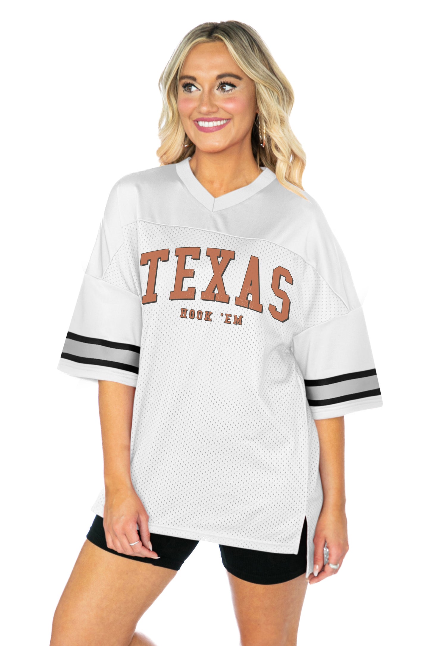 TEXAS LONGHORNS OPTION PLAY ICONIC OVERSIZED FASHION JERSEY
