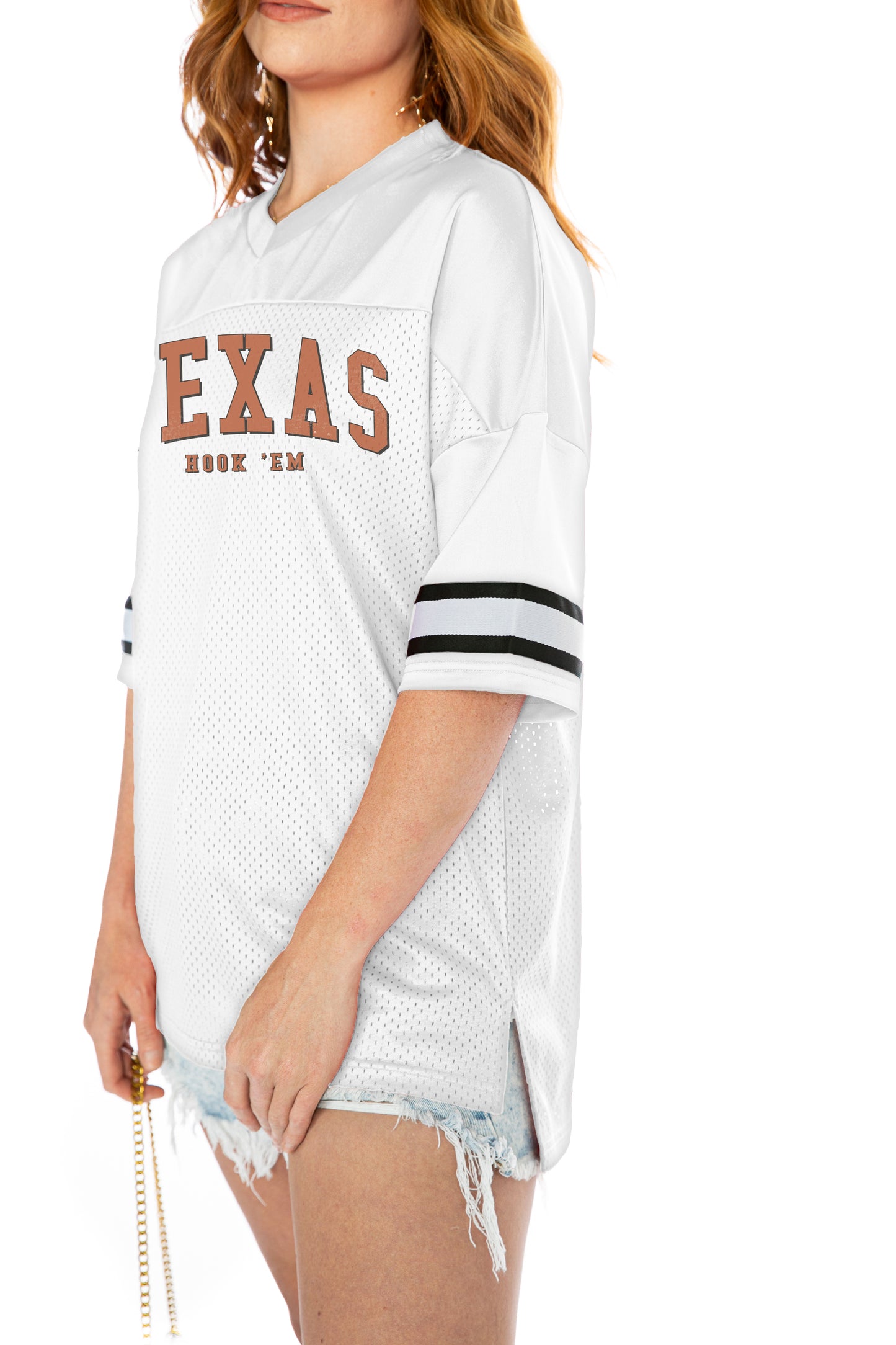 TEXAS LONGHORNS OPTION PLAY ICONIC OVERSIZED FASHION JERSEY