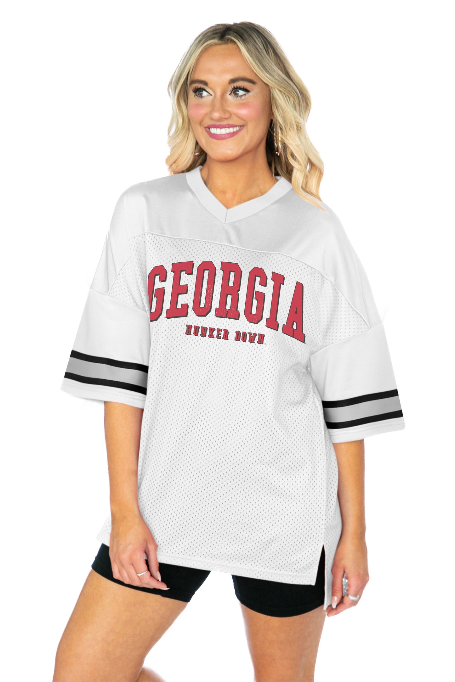 GEORGIA BULLDOGS OPTION PLAY ICONIC OVERSIZED FASHION JERSEY