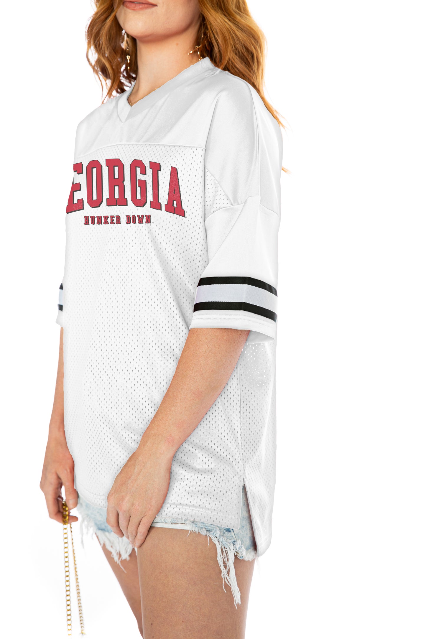 GEORGIA BULLDOGS OPTION PLAY ICONIC OVERSIZED FASHION JERSEY