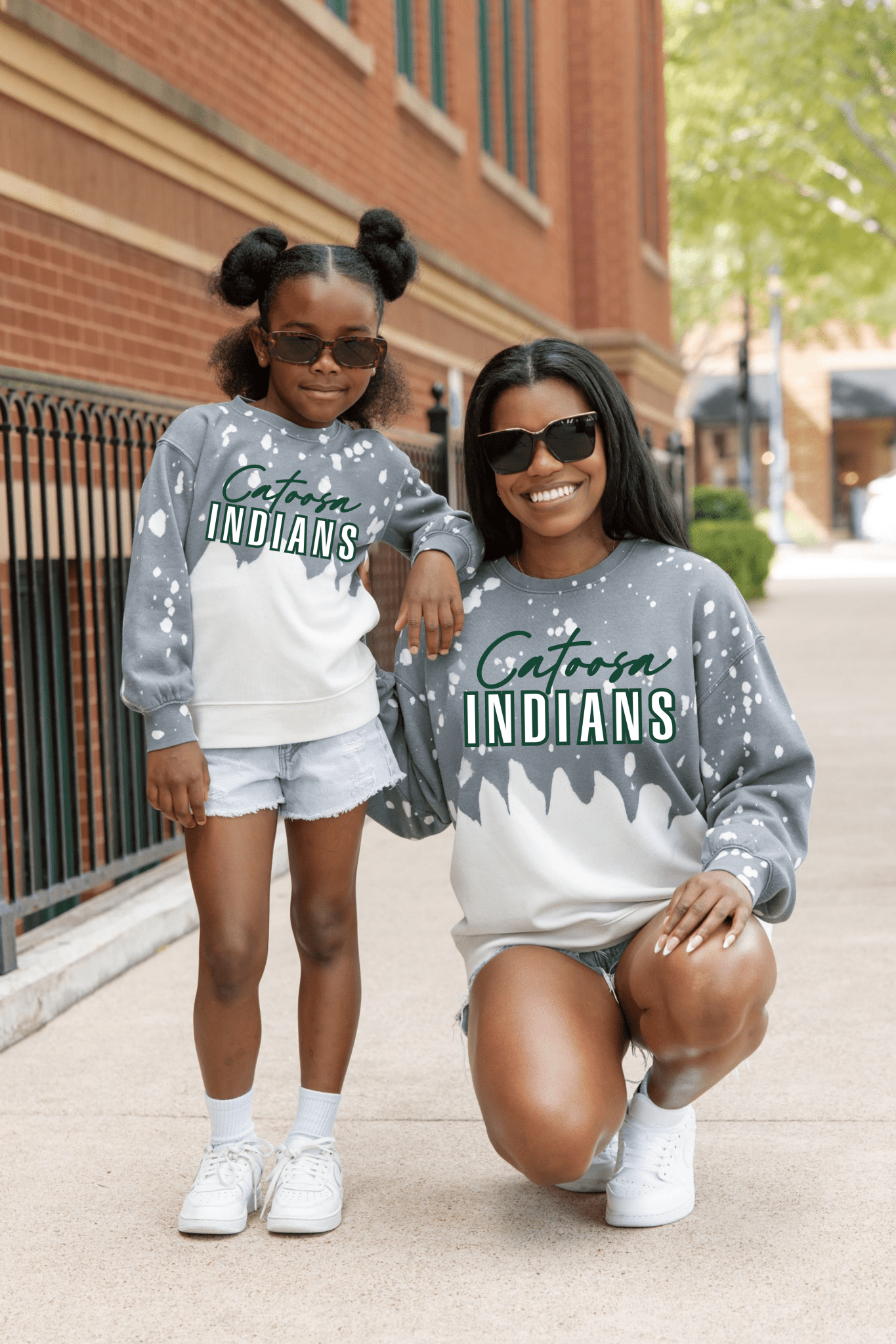CATOOSA INDIANS BLEACH WASH PULLOVER - The Club