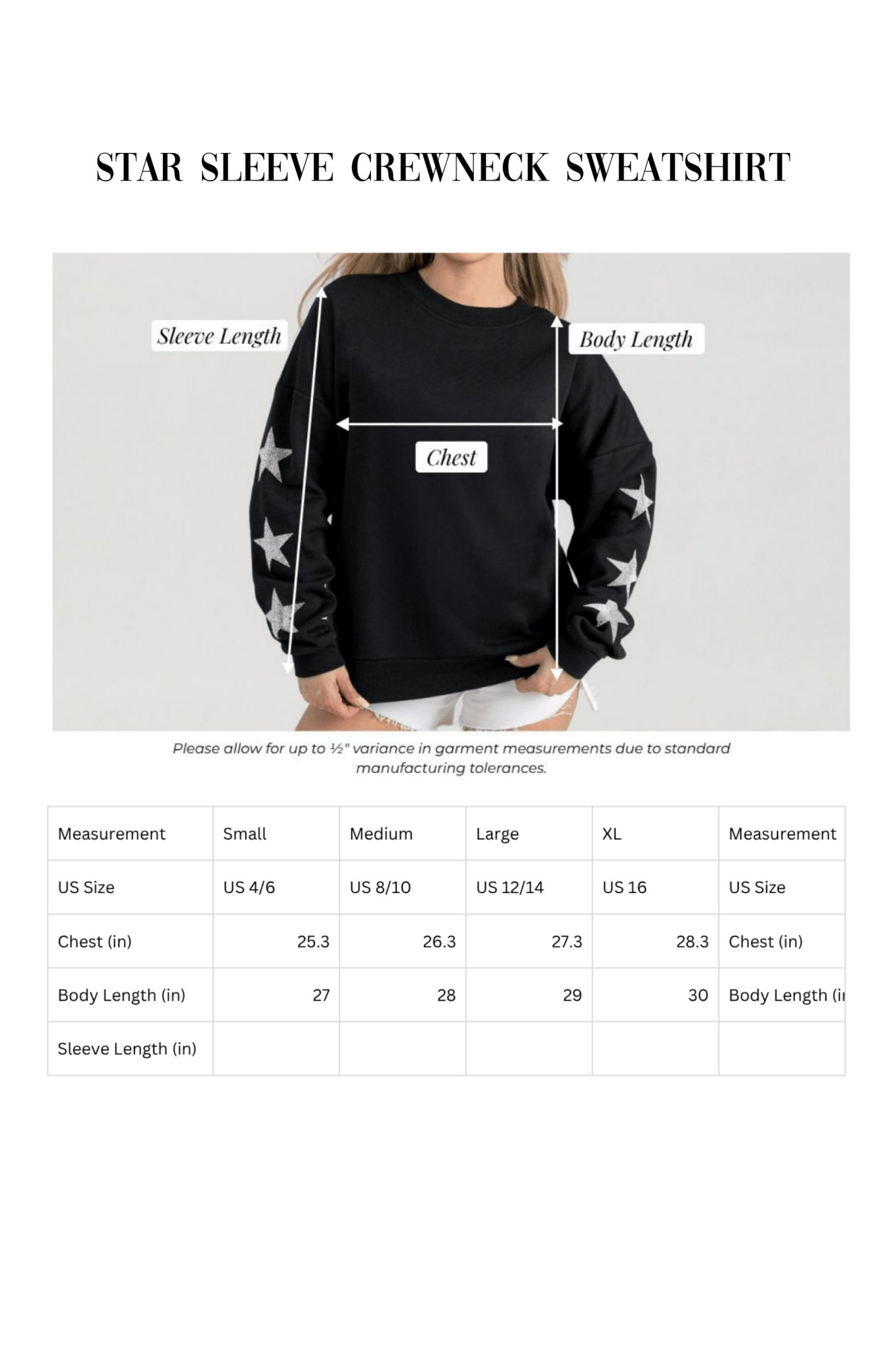 STILLWATER PIONEERS EMBELLISHED STAR SLEEVE CREWNECK SWEATSHIRT - The Club