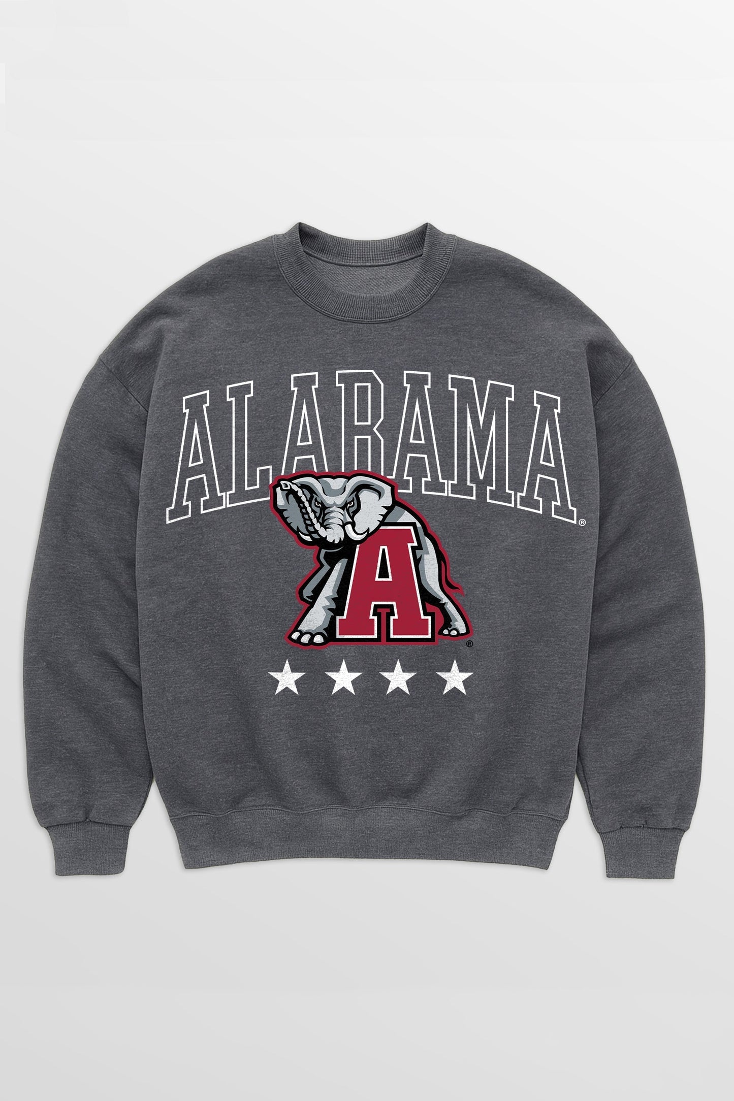 ALABAMA CRIMSON TIDE RISING STAR PREMIUM FLEECE CREWNECK PULLOVER