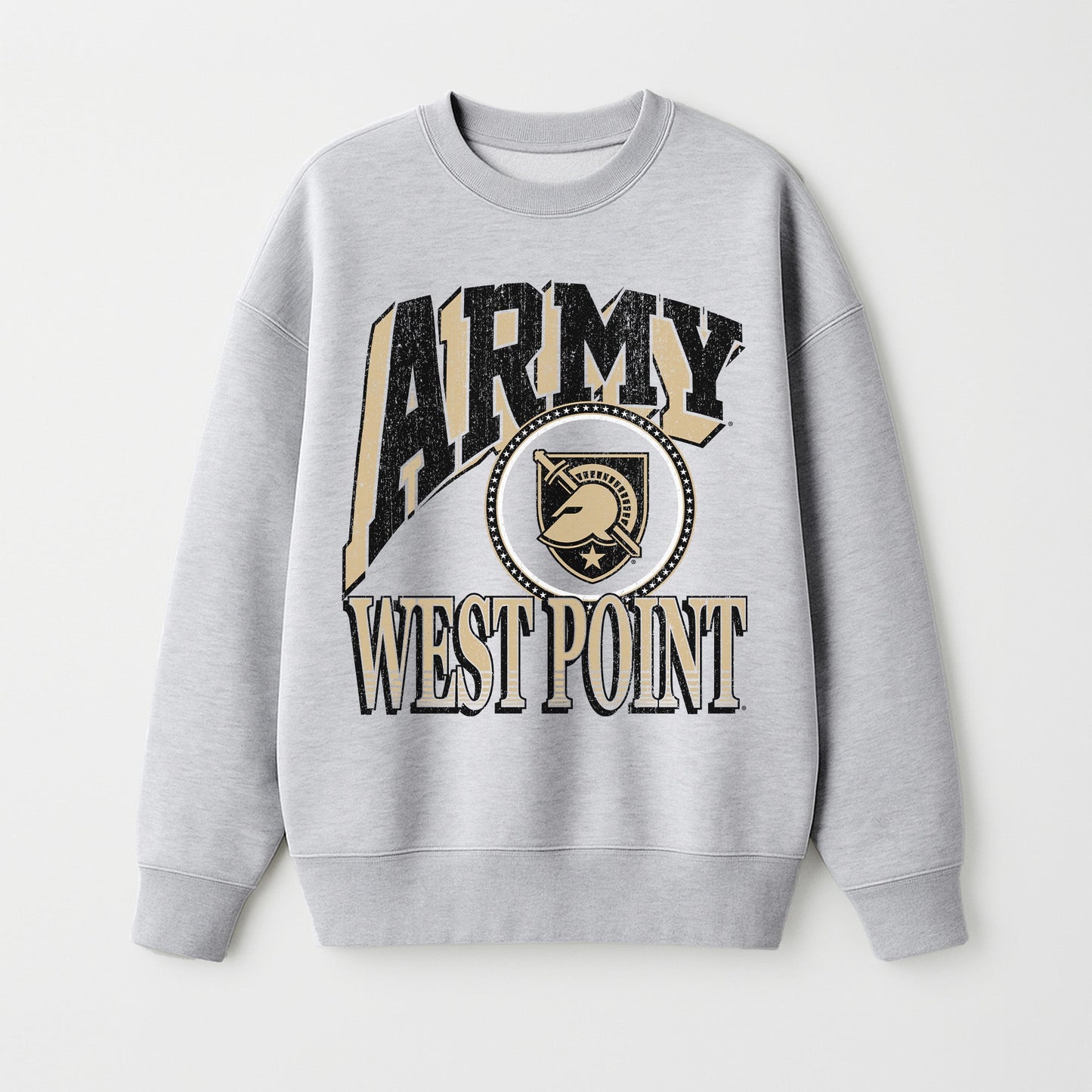 ARMY BLACK KNIGHTS GAME ON PREMIUM FLEECE DROP SHOULDER CREWNECK PULLOVER