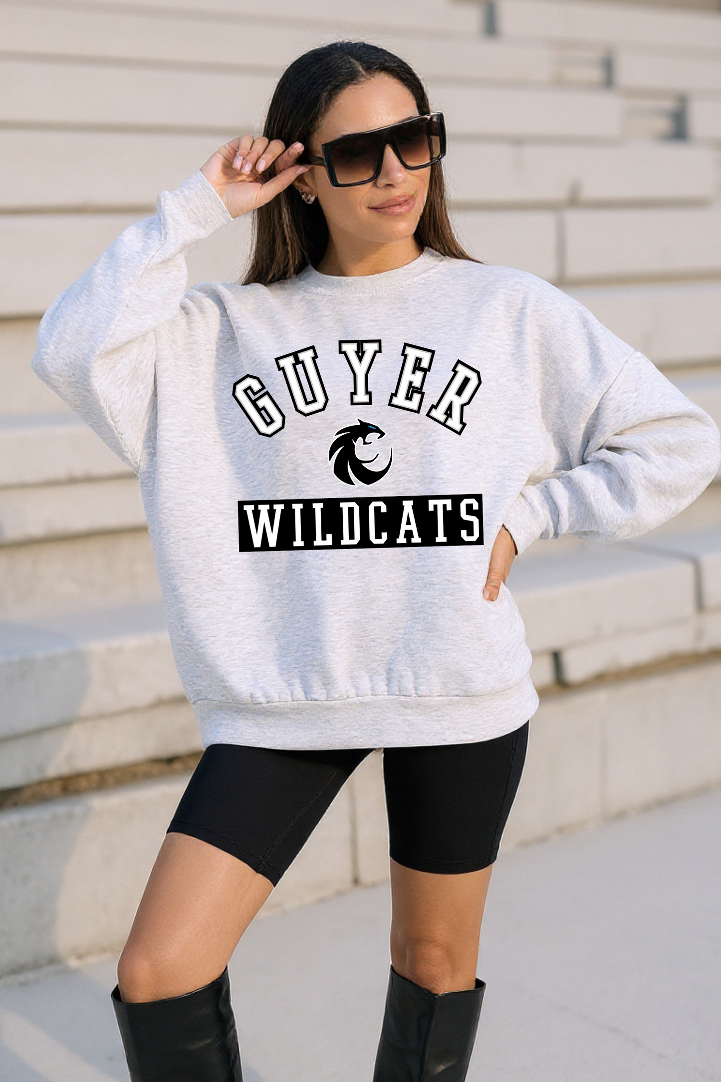 DENTON GUYER WILDCATS PREMIUM FLEECE CREWNECK SWEATSHIRT