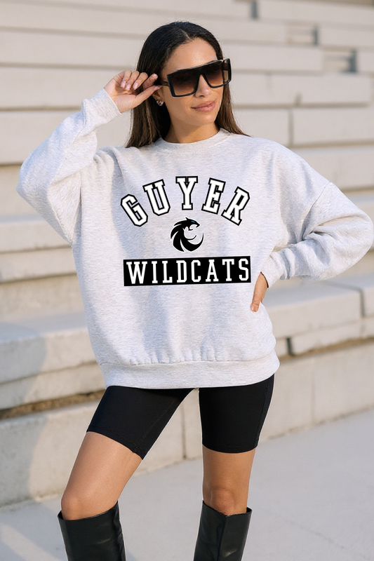 DENTON GUYER WILDCATS PREMIUM FLEECE CREWNECK SWEATSHIRT