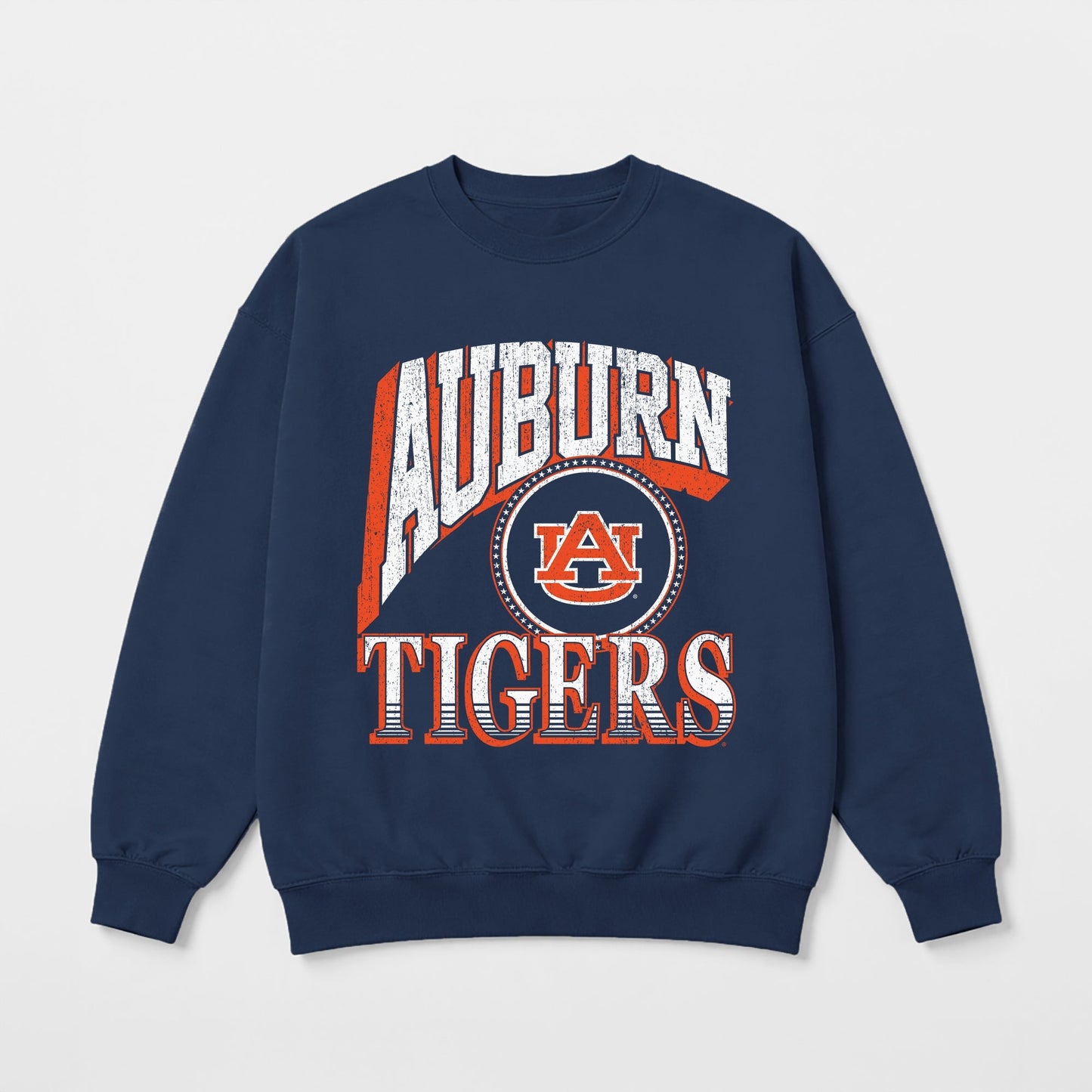 AUBURN TIGERS MAIN CHARACTER PREMIUM FLEECE DROP SHOULDER CREWNECK PULLOVER