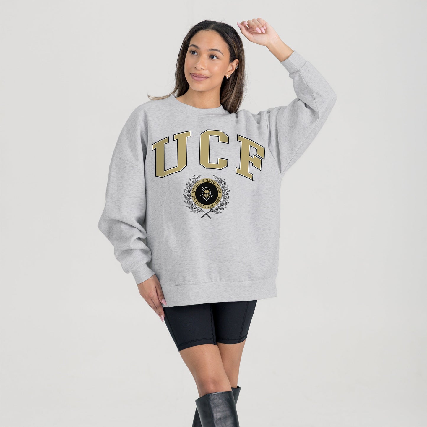 CENTRAL FLORIDA KNIGHTS TRADITION REFINED PREMIUM FLEECE CREWNECK PULLOVER
