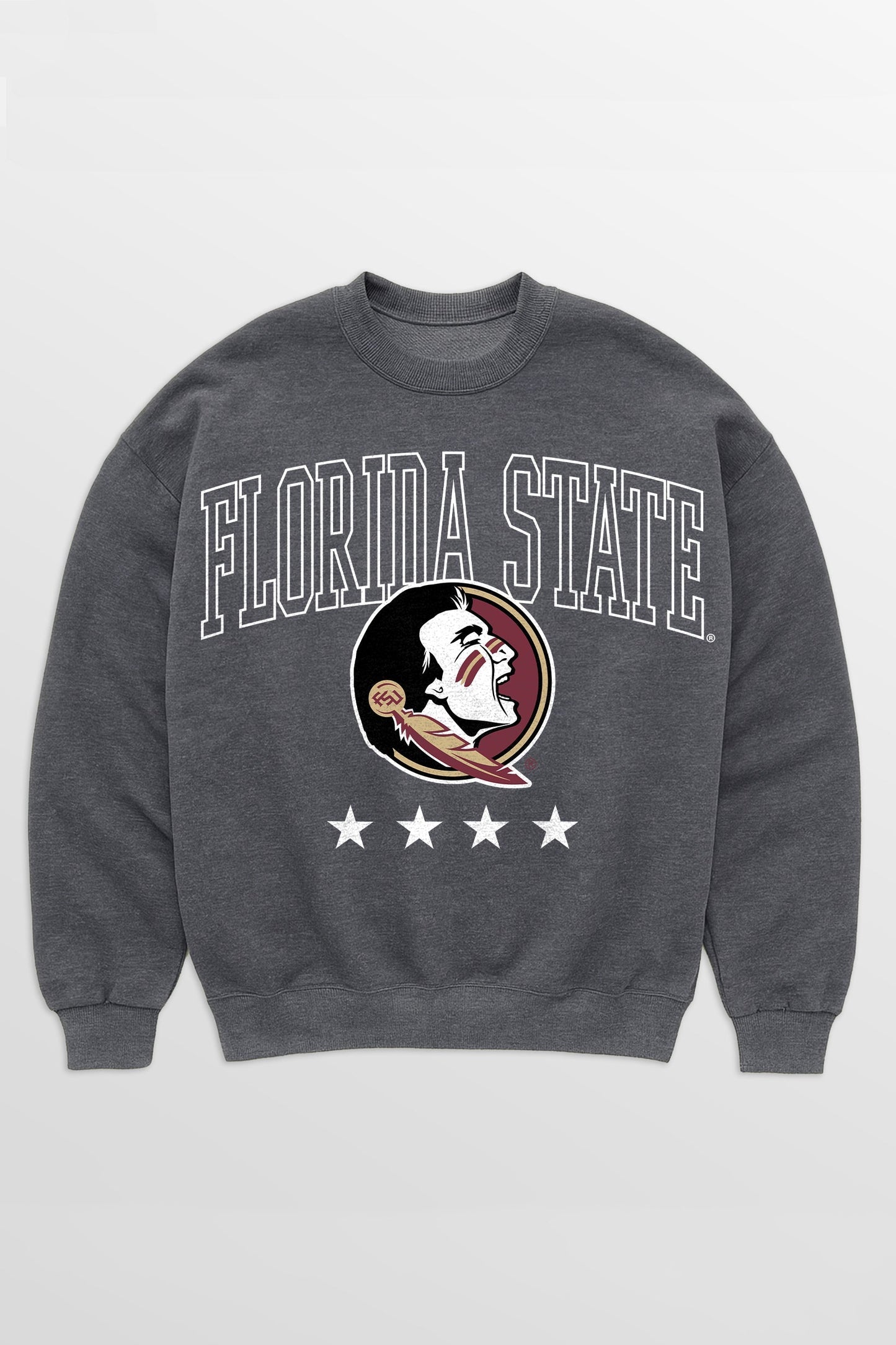 FLORIDA STATE SEMINOLES RISING STAR PREMIUM FLEECE CREWNECK PULLOVER