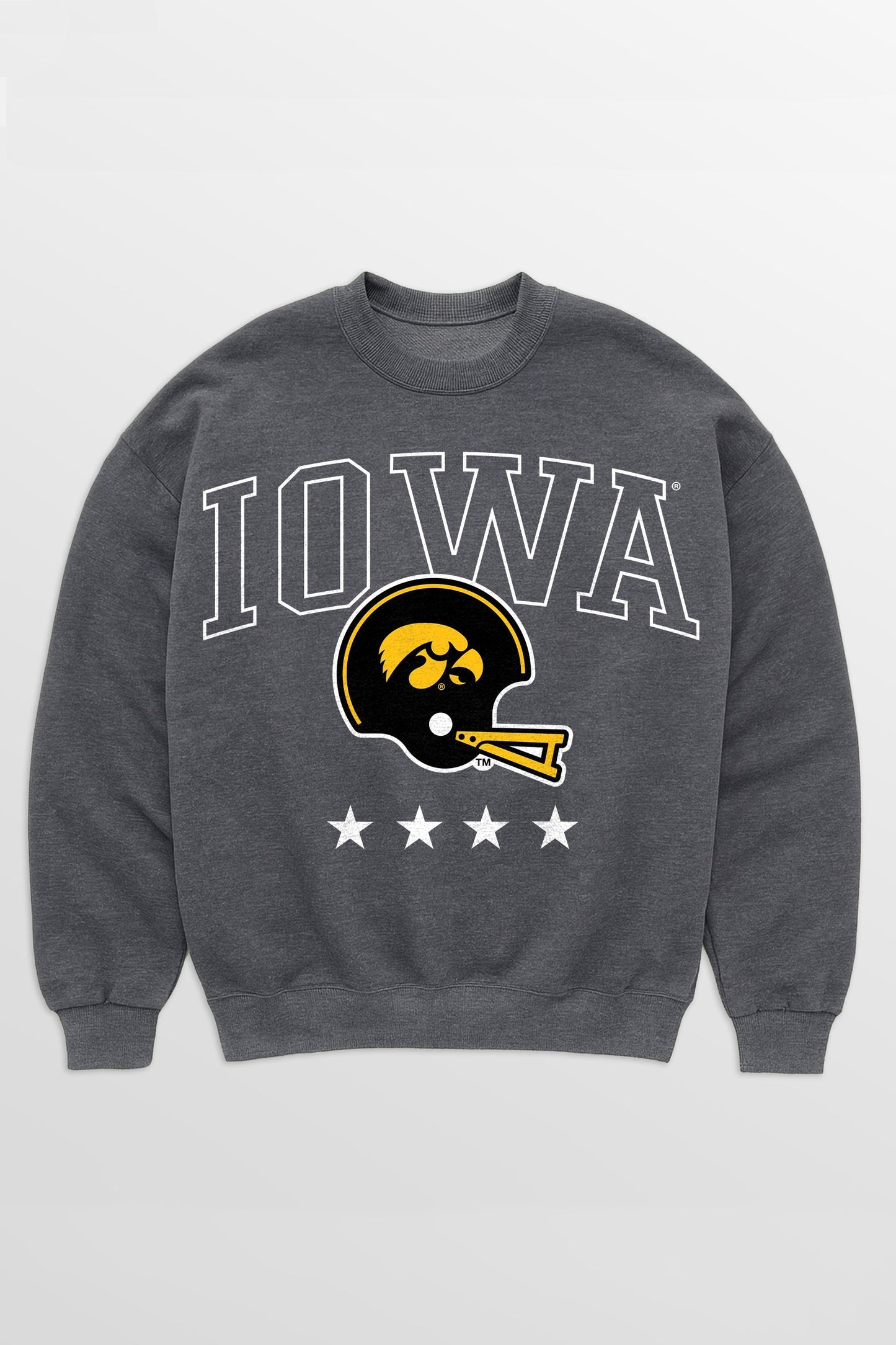 IOWA HAWKEYES RISING STAR PREMIUM FLEECE CREWNECK PULLOVER