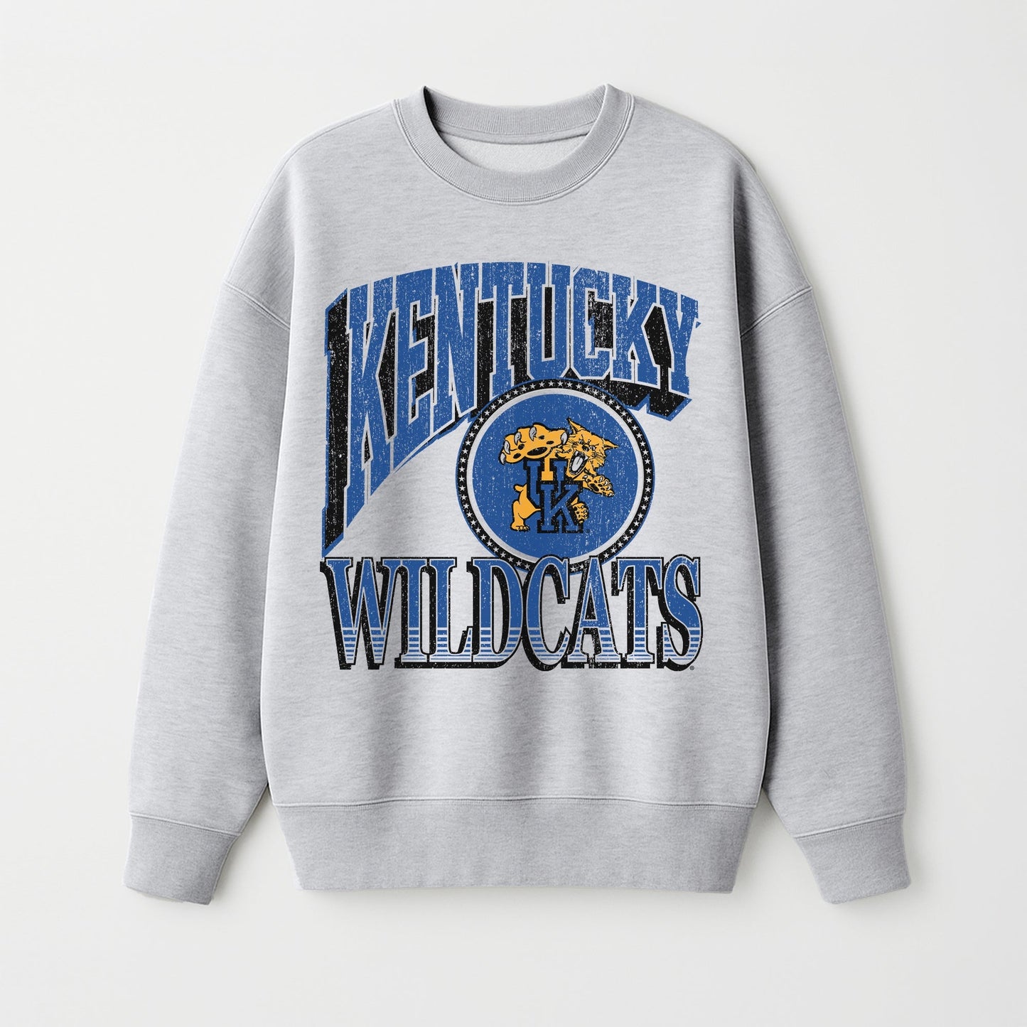KENTUCKY WILDCATS GAME ON PREMIUM FLEECE DROP SHOULDER CREWNECK PULLOVER