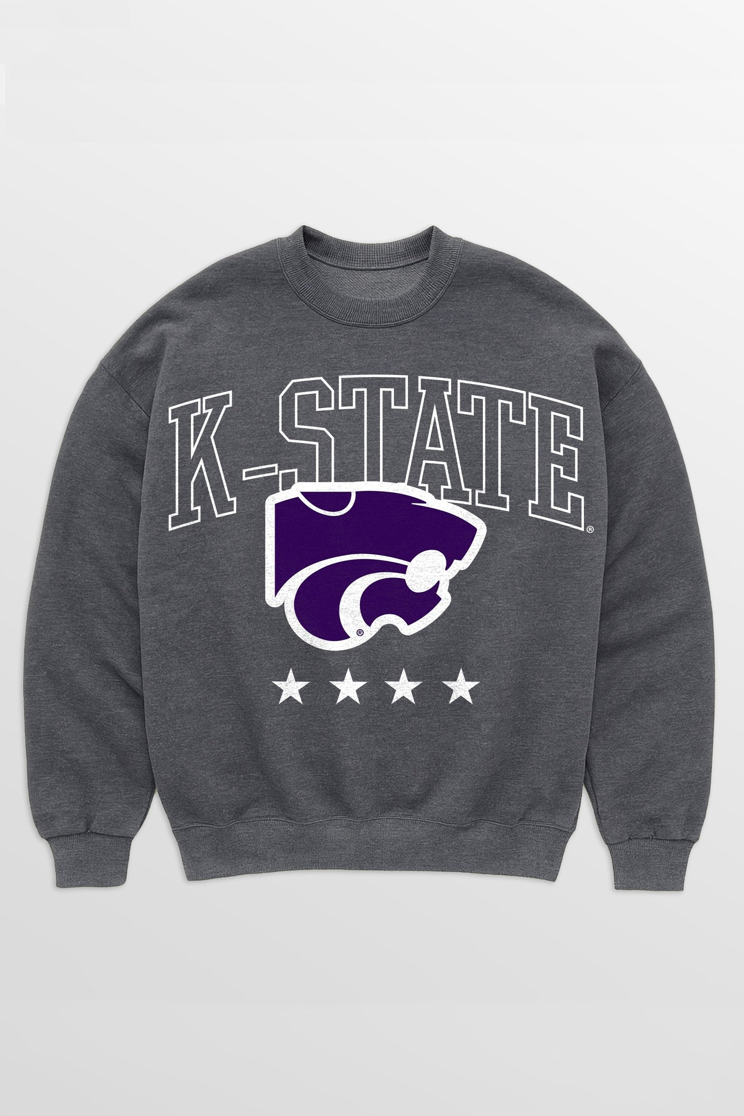 KANSAS STATE WILDCATS RISING STAR PREMIUM FLEECE CREWNECK PULLOVER
