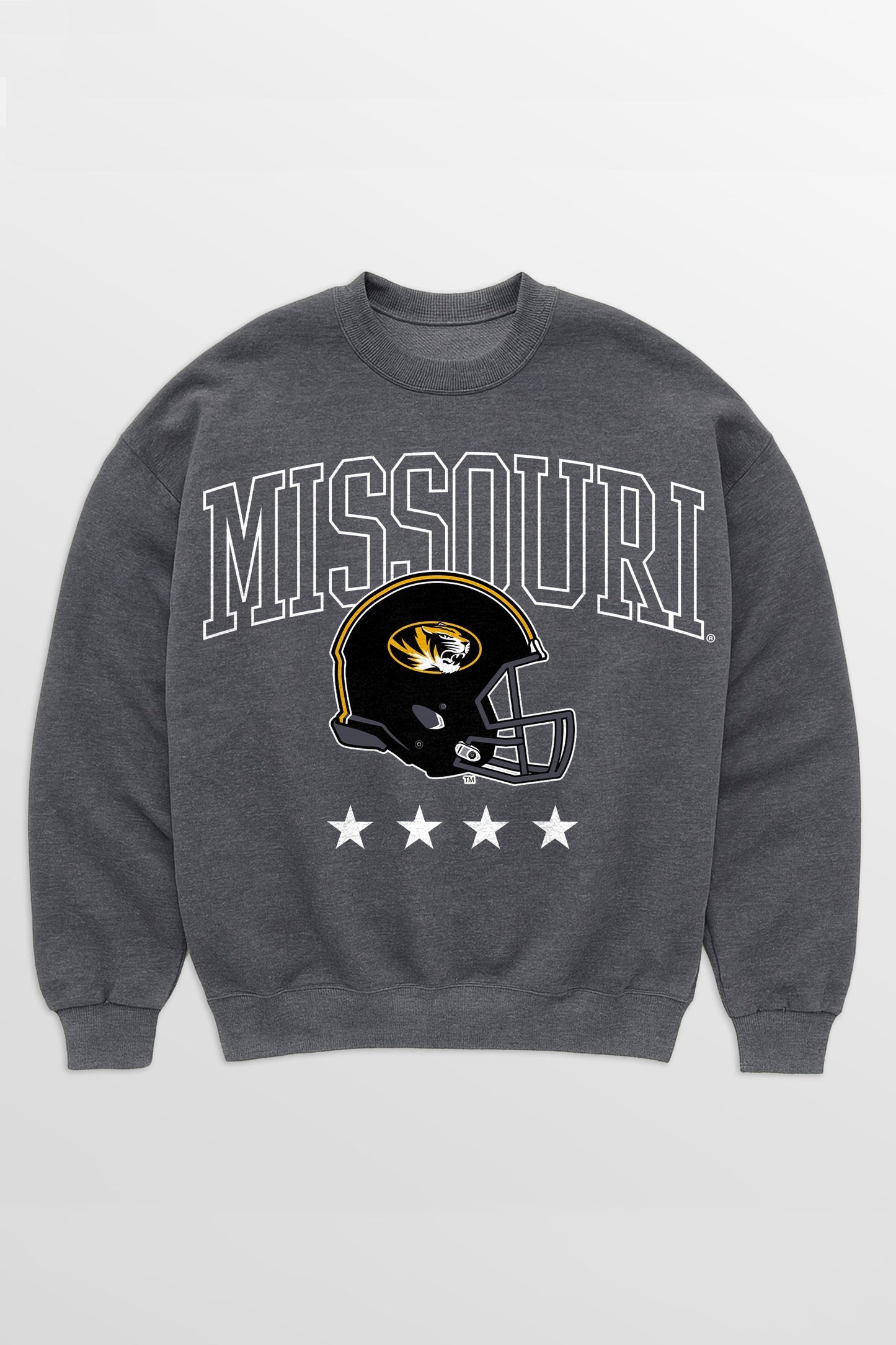 MISSOURI TIGERS RISING STAR PREMIUM FLEECE CREWNECK PULLOVER