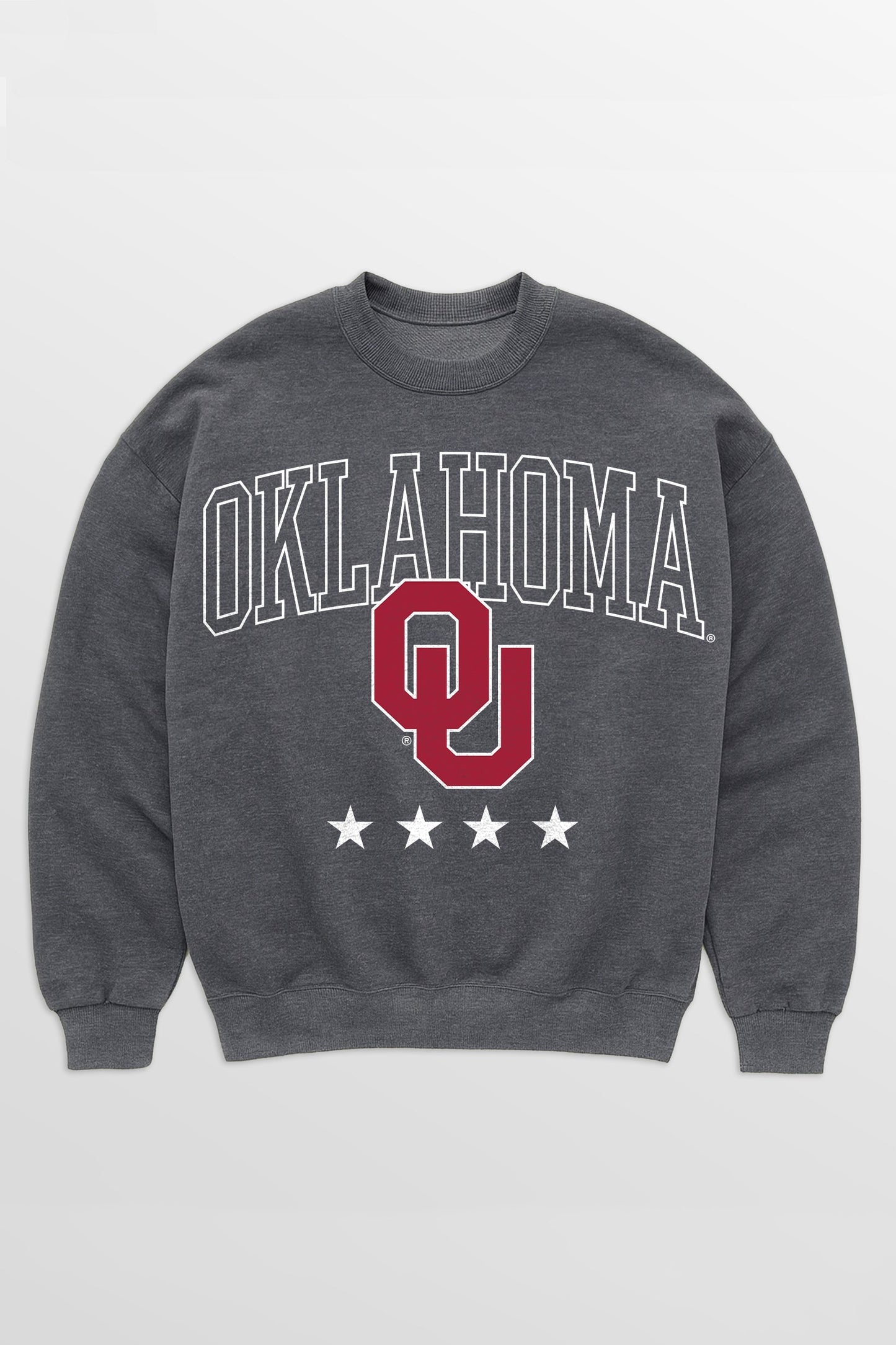 OKLAHOMA SOONERS RISING STAR PREMIUM FLEECE CREWNECK PULLOVER