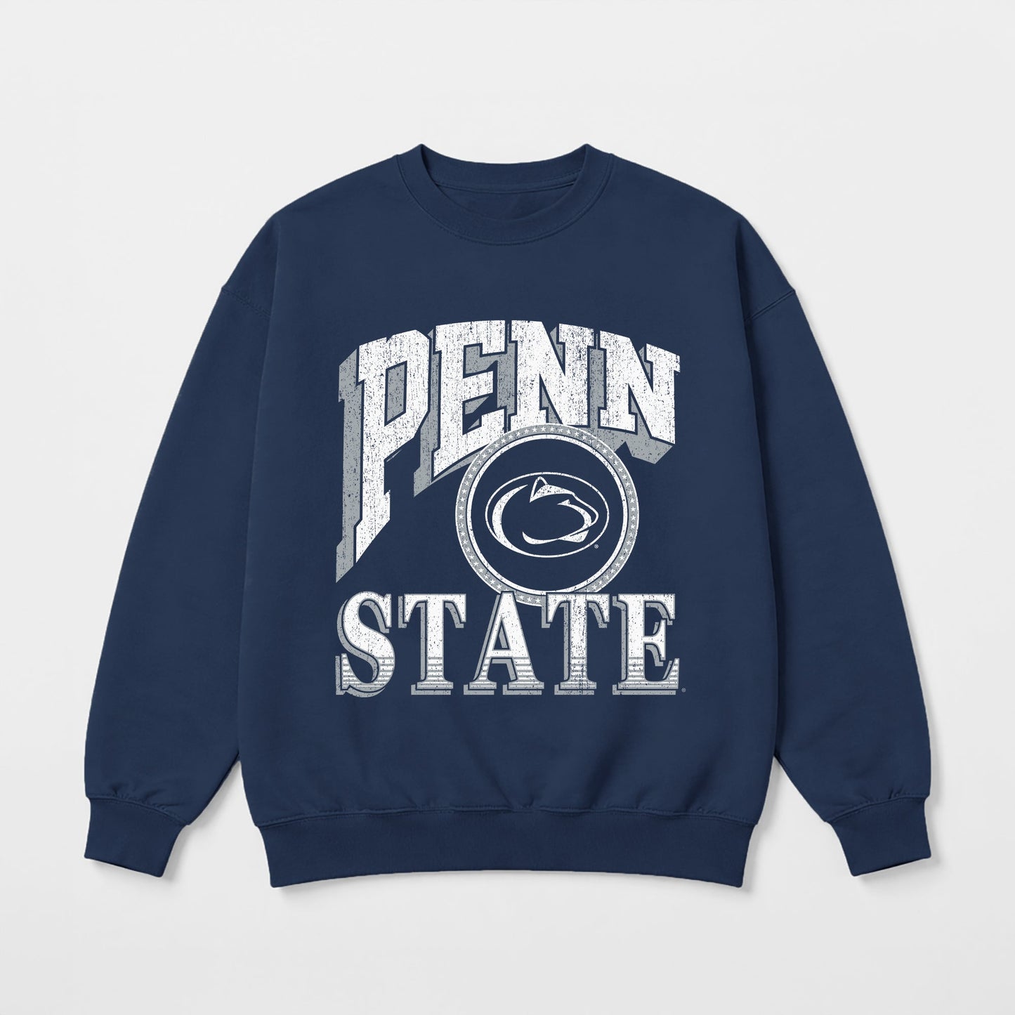 PENN STATE NITTANY LIONS MAIN CHARACTER PREMIUM FLEECE DROP SHOULDER CREWNECK PULLOVER