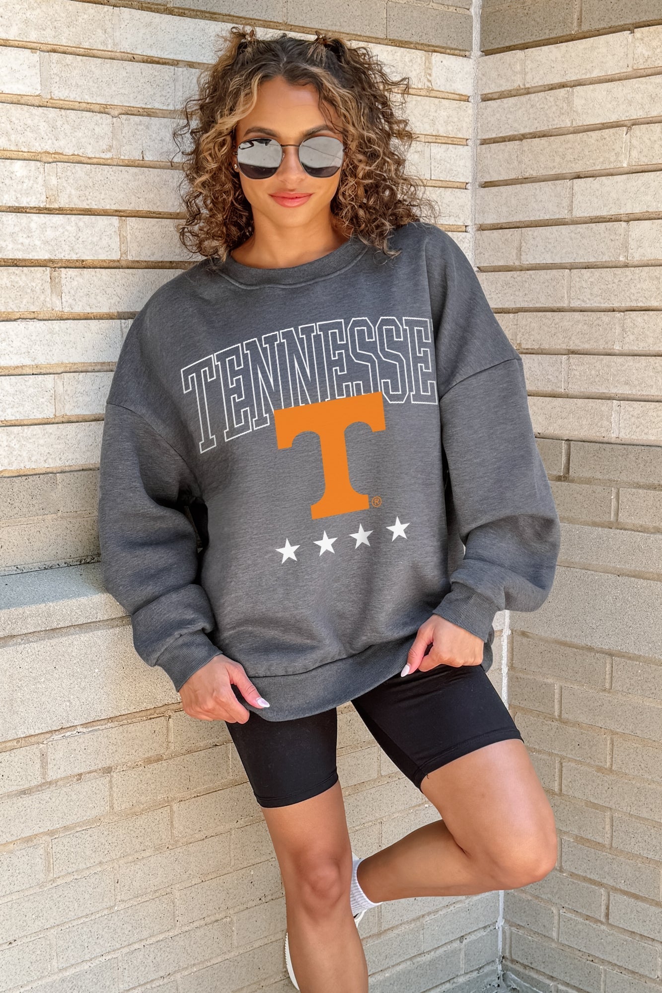 TENNESSEE VOLUNTEERS RISING STAR PREMIUM FLEECE CREWNECK PULLOVER