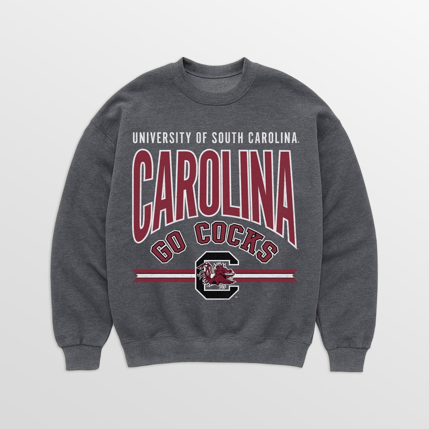 SOUTH CAROLINA GAMECOCKS KICKOFF CLASSIC PREMIUM FLEECE DROP SHOULDER CREWNECK PULLOVER