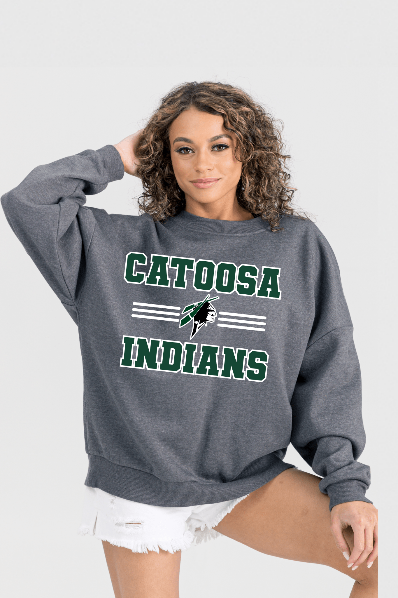 CATOOSA INDIANS PREMIUM FLEECE CREWNECK SWEATSHIRT - The Club