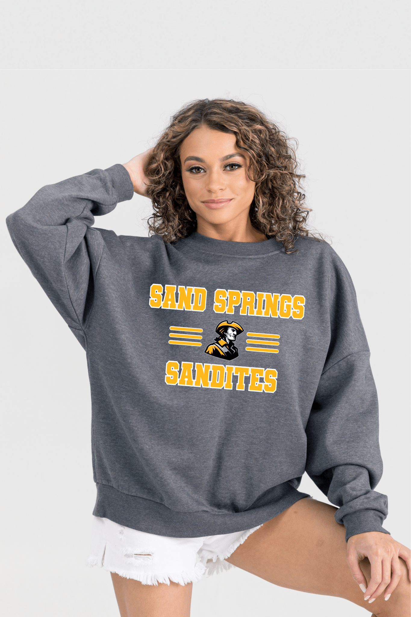 SAND SPRINGS SANDITES PREMIUM FLEECE CREWNECK SWEATSHIRT - The Club