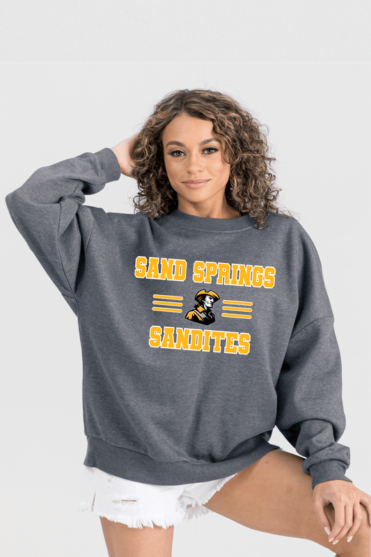 SAND SPRINGS SANDITES PREMIUM FLEECE CREWNECK SWEATSHIRT - The Club