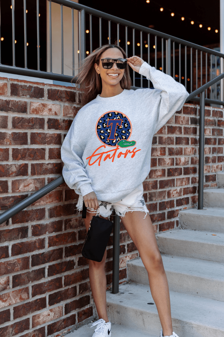 GATB004 - GATOR BASEBALL DROP SHOULDER CREWNECK SWEATSHIRT - The Club