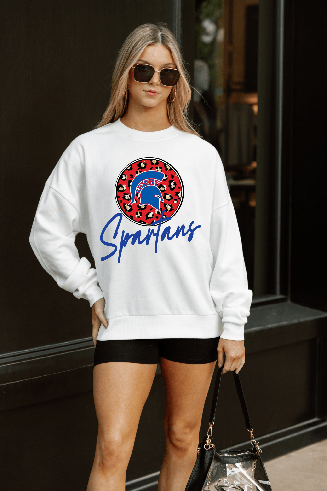 BIXBY SPARTANS MOM AND MINI PREMIUM CREWNECK SWEATSHIRT - The Club