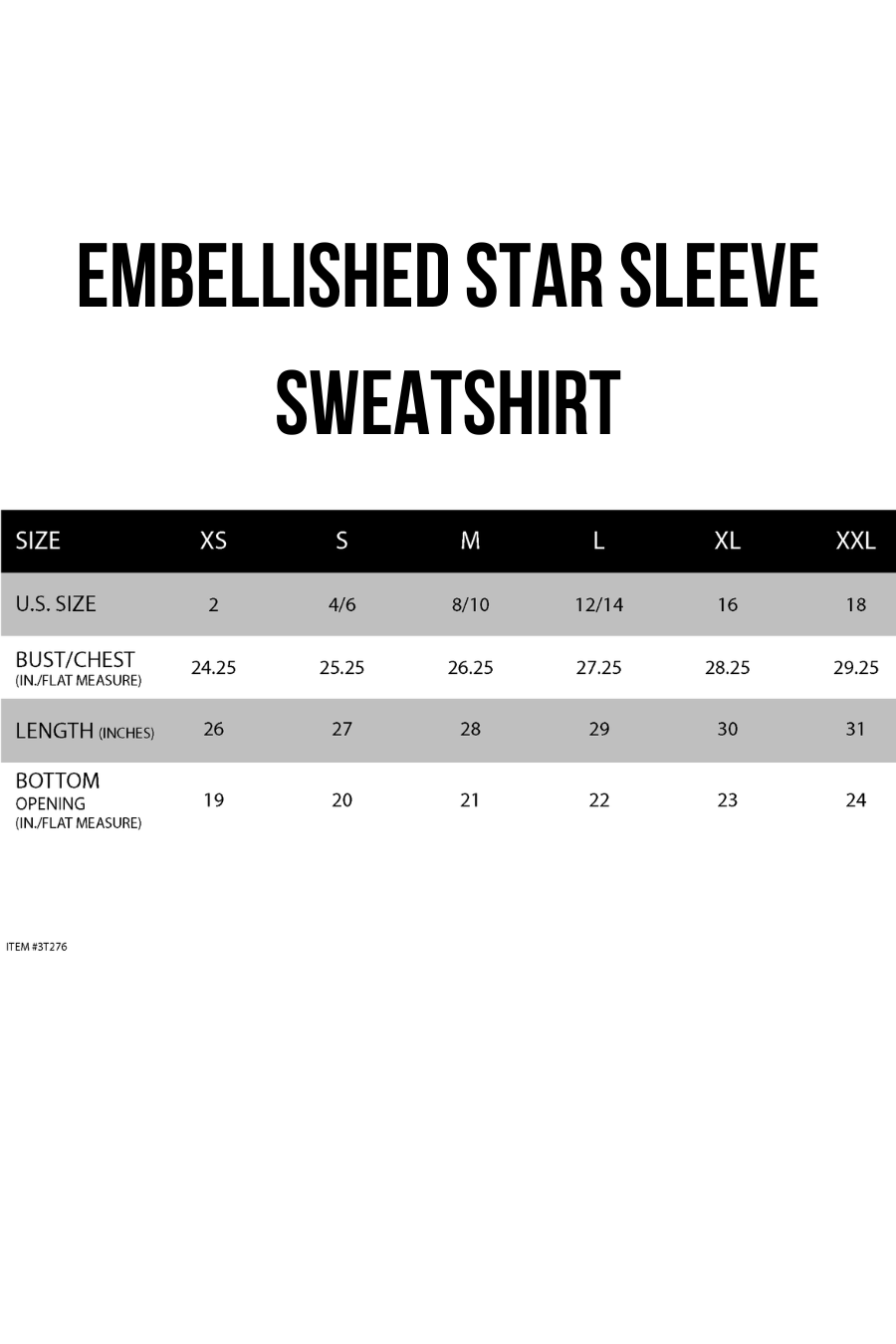 LINE EM UP TROJANS STAR EMBELLISHED SWEATSHIRT - The Club