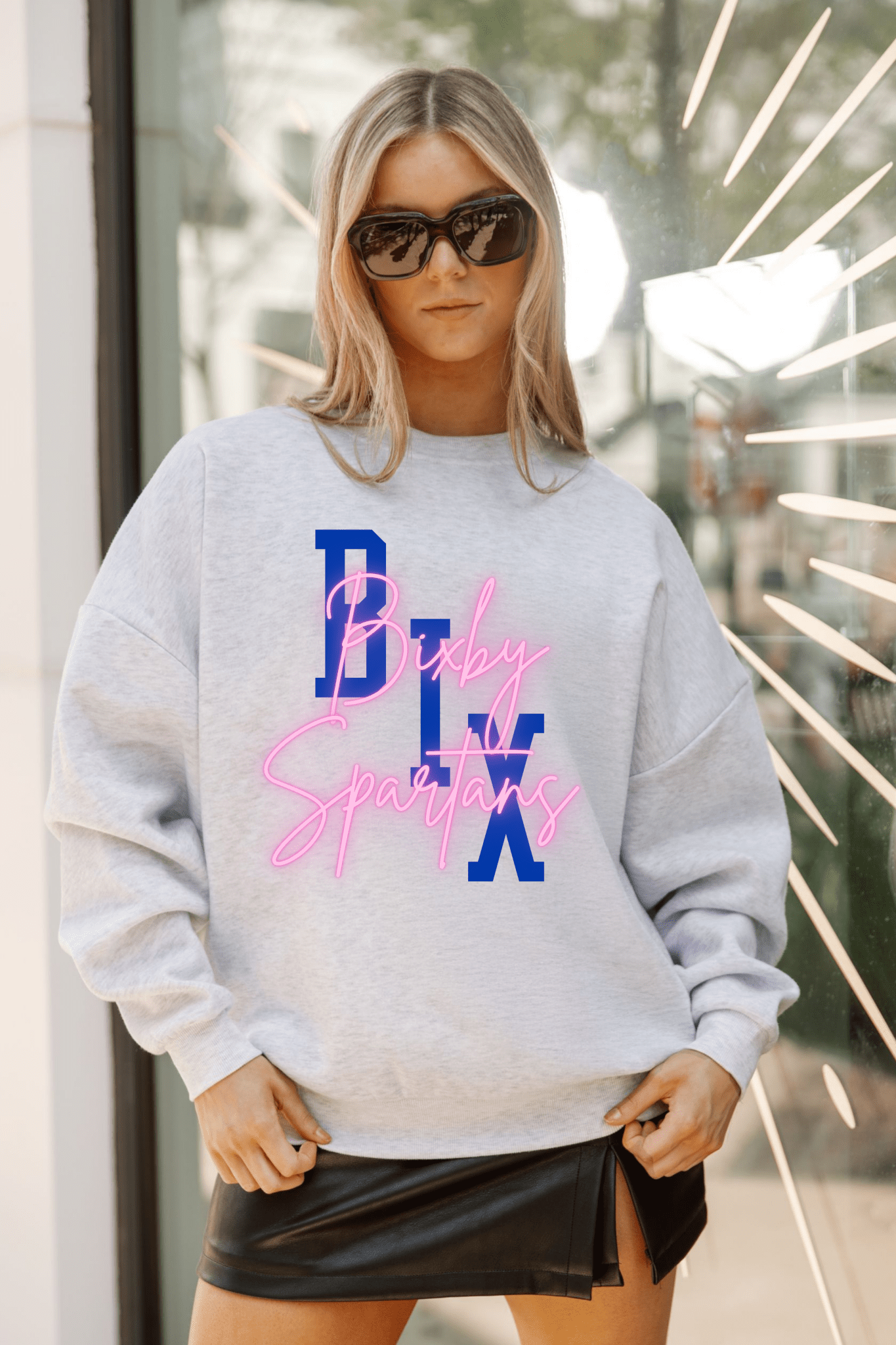 BIXBY SPARTANS PREMIUM FLEECE CREWNECK SWEATSHIRT - The Club