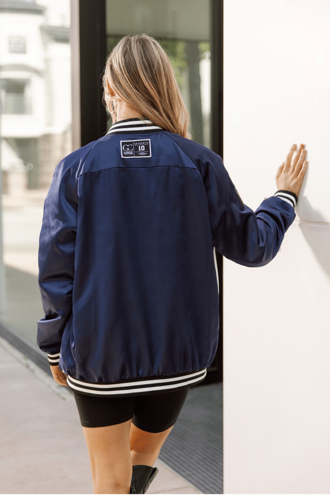 BIXBY SPARTANS MESH & RHINESTONE VARISTY JACKET - The Club