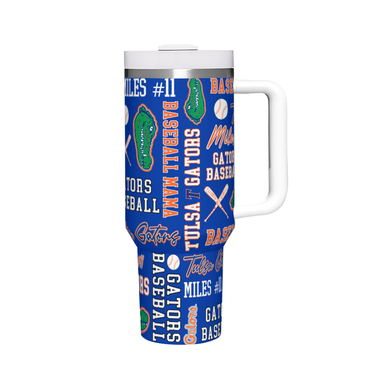 GATB022-GATORS BASEBALL CUSTOM TUMBLER