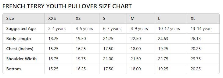 MATCH YOUR MINI - VARSITY VIBES PULLOVER FOR YOUTH - The Club