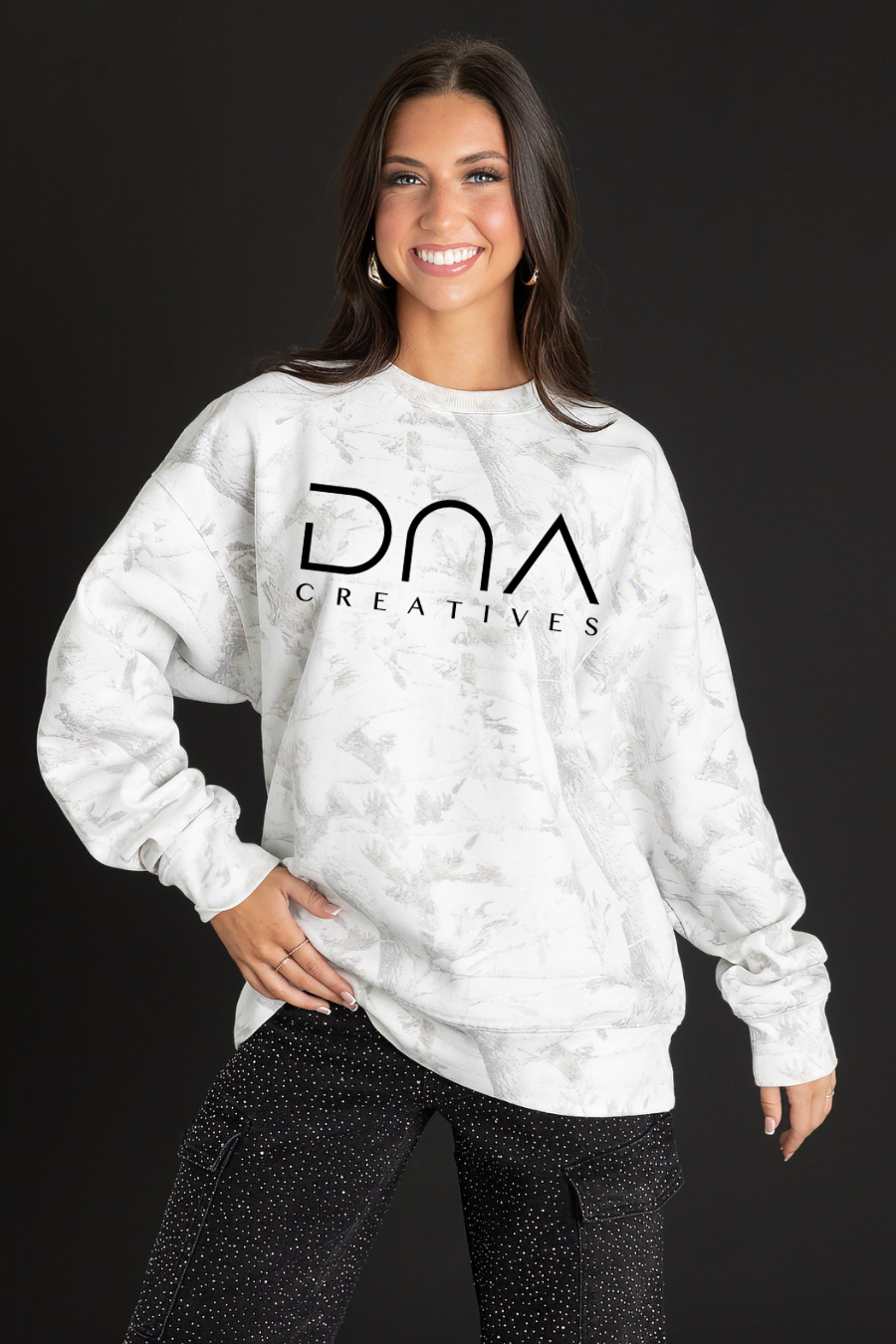 SNOW CAMO SWEATSHIRT