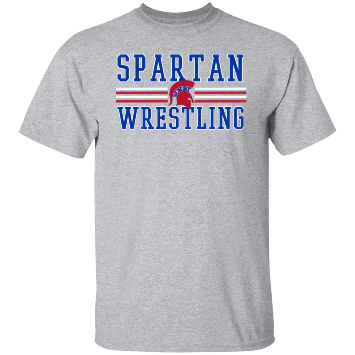 BIXBY HERITAGE WRESTLING ADULT 100% COTTON T - SHIRT - The Club